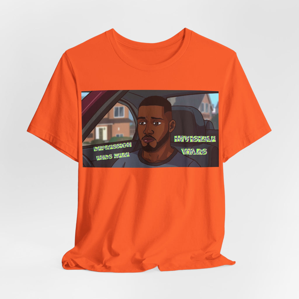 Men  T-Shirt — Depression Ends Here