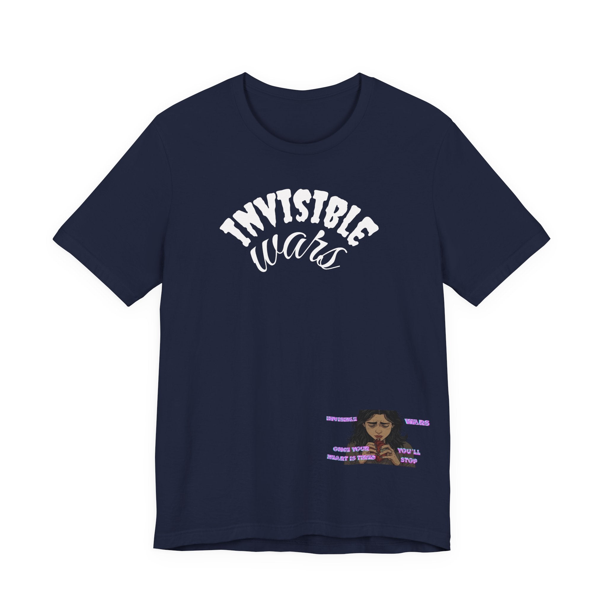 Invisible Wars T-Shirt — Mental Health Awareness Graphic Tee
