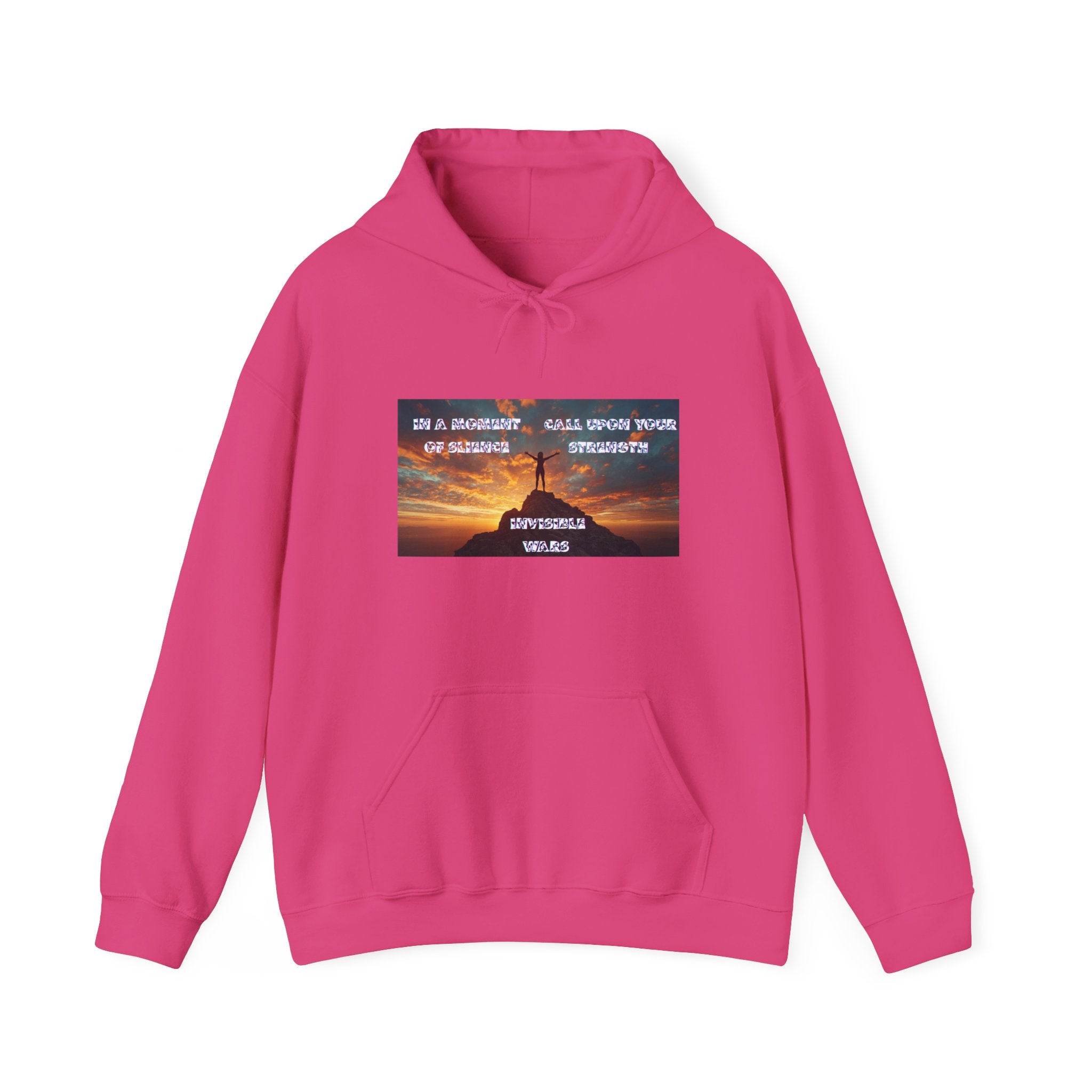 Women Hoodie —In a Moment of Silence, Call Upon Your Strength