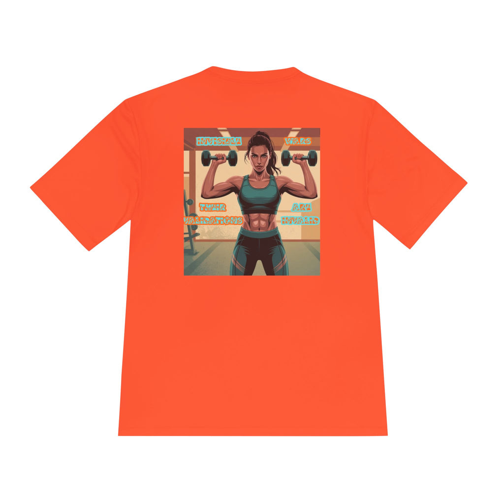 Women Fitness Graphic Shirt — The Vaildations are Invaild