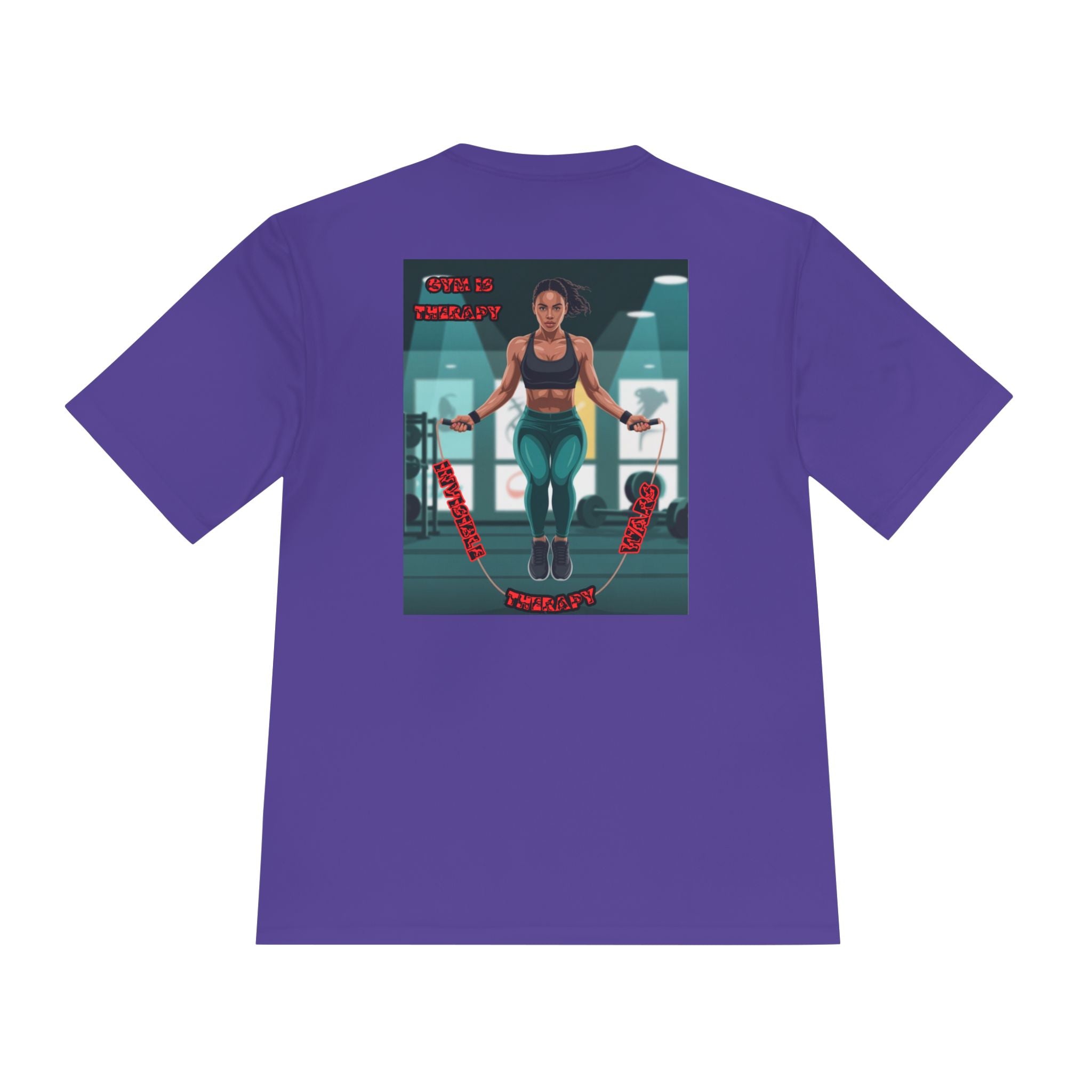 Women Fitness Graphic Shirt — Gym is Therapy