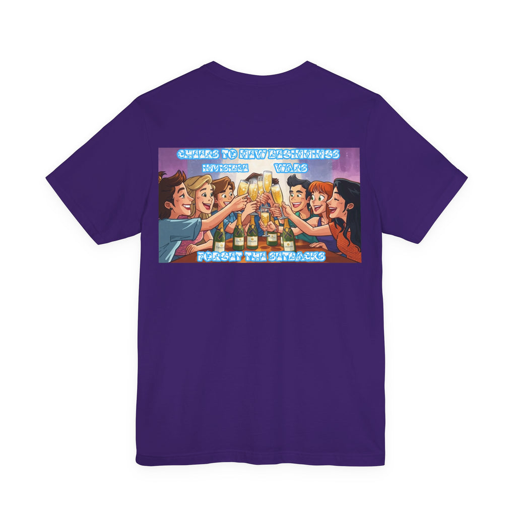 Women T-shirt - Cheers To New Beginnings