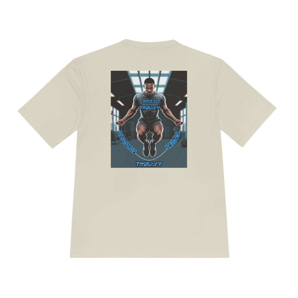 Men Fitness Graphic Shirt —Gym is therapy