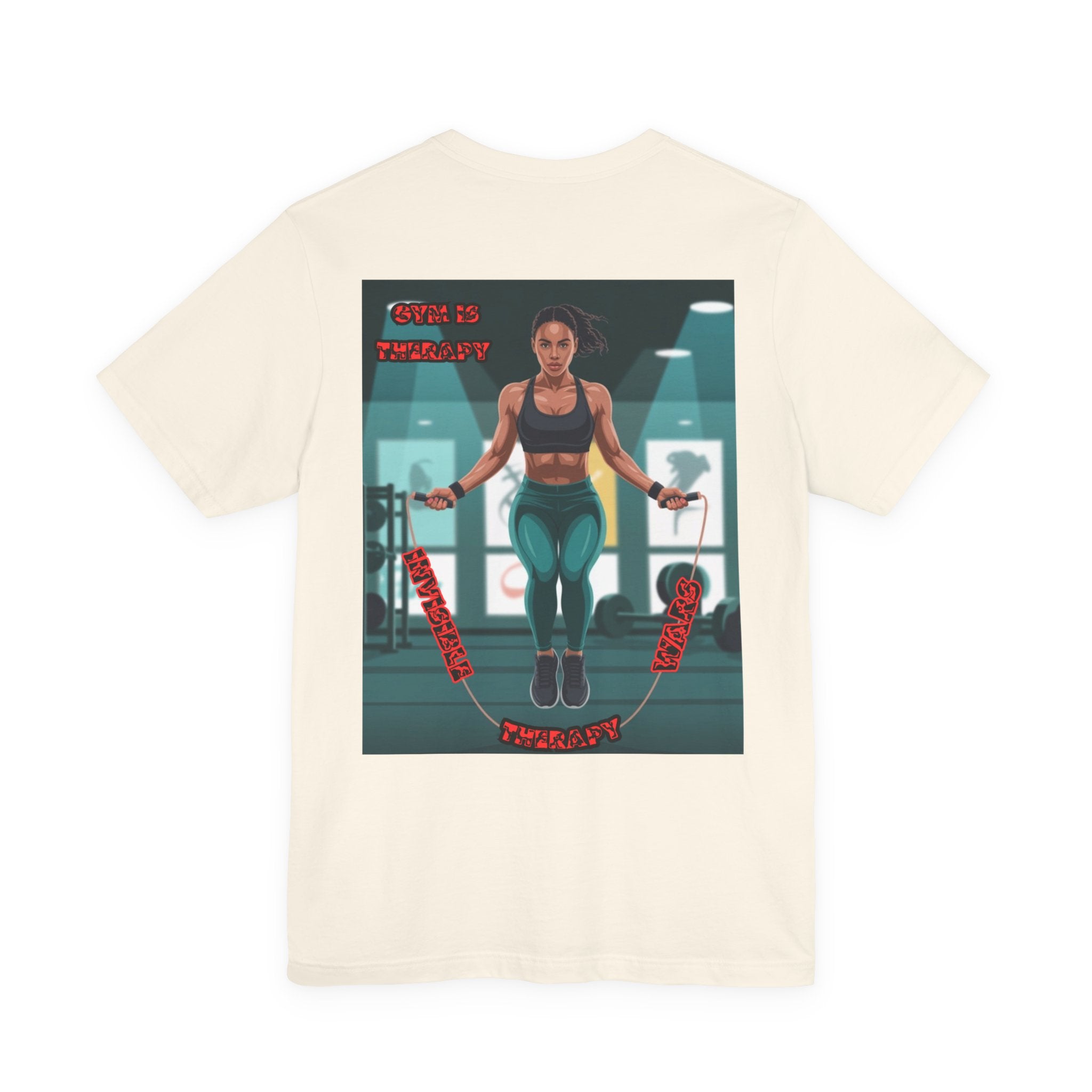 Women T-shirt — Gym is Therapy