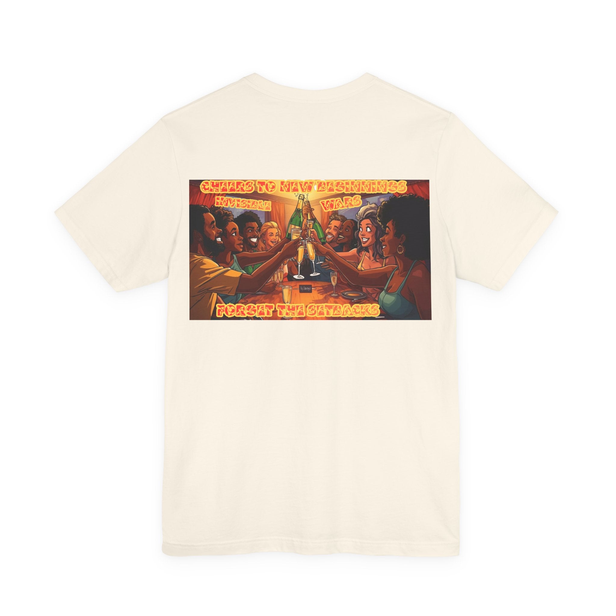 Men T-shirt - Cheers to New Beginnings