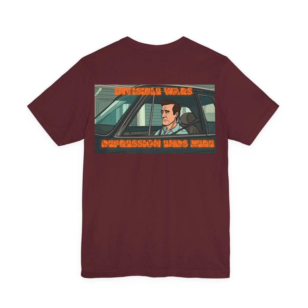 Men T-shirt - Depression Ends Here