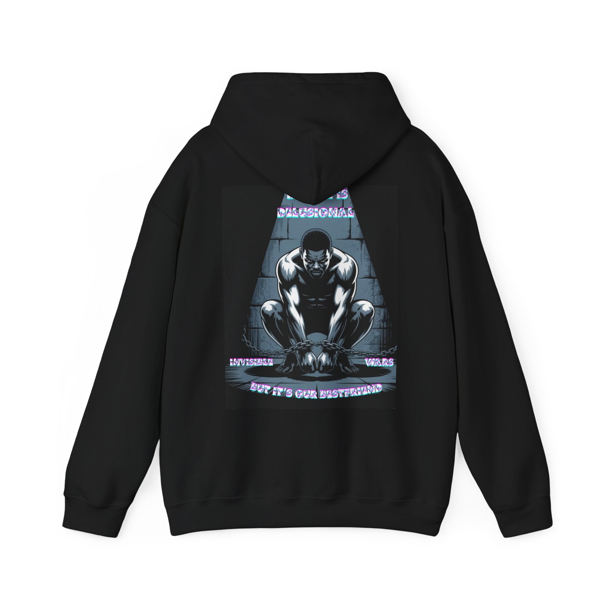 Men Hoodie • -Denial is Delusional