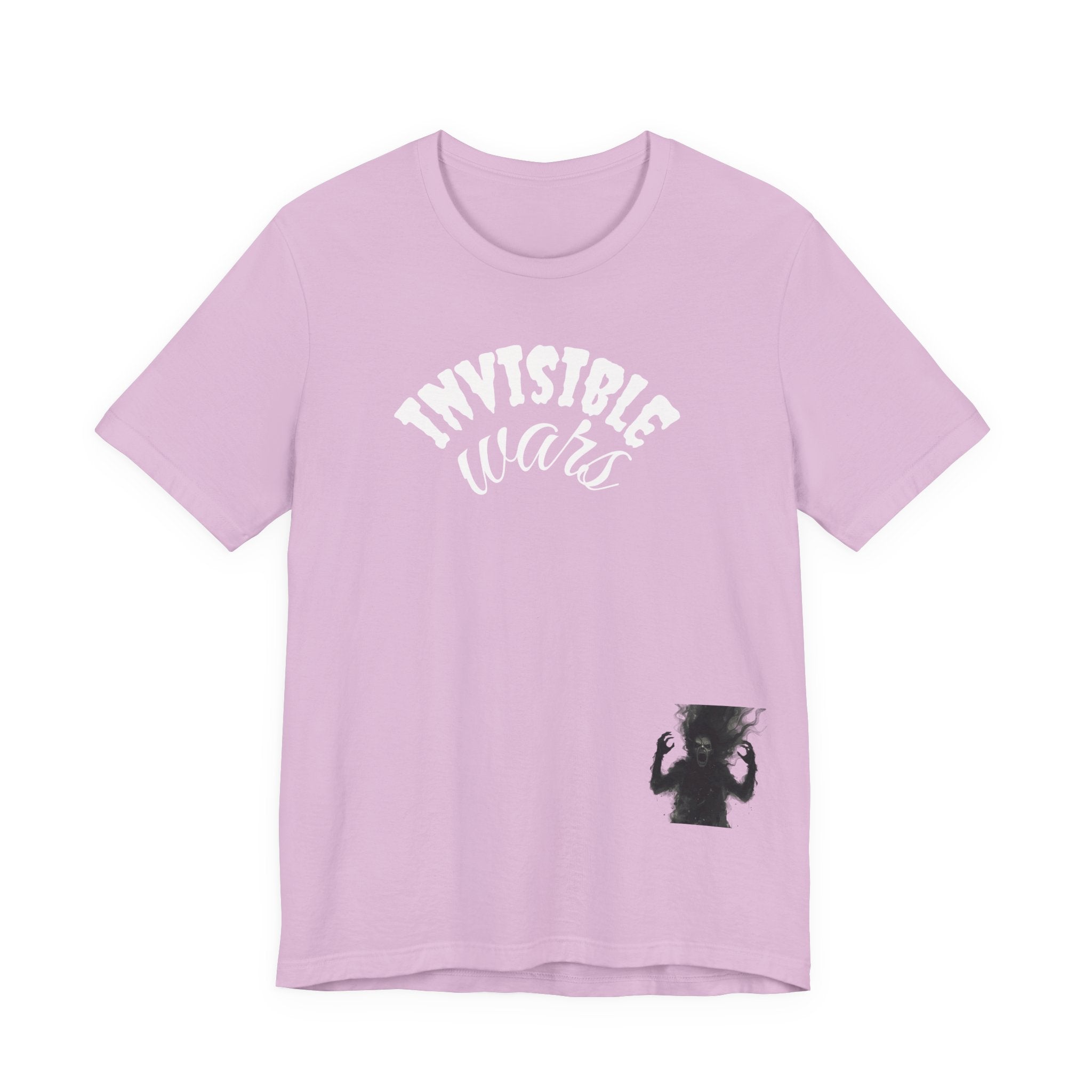 Men T-shirt Invisible Wars — Demons Lurk