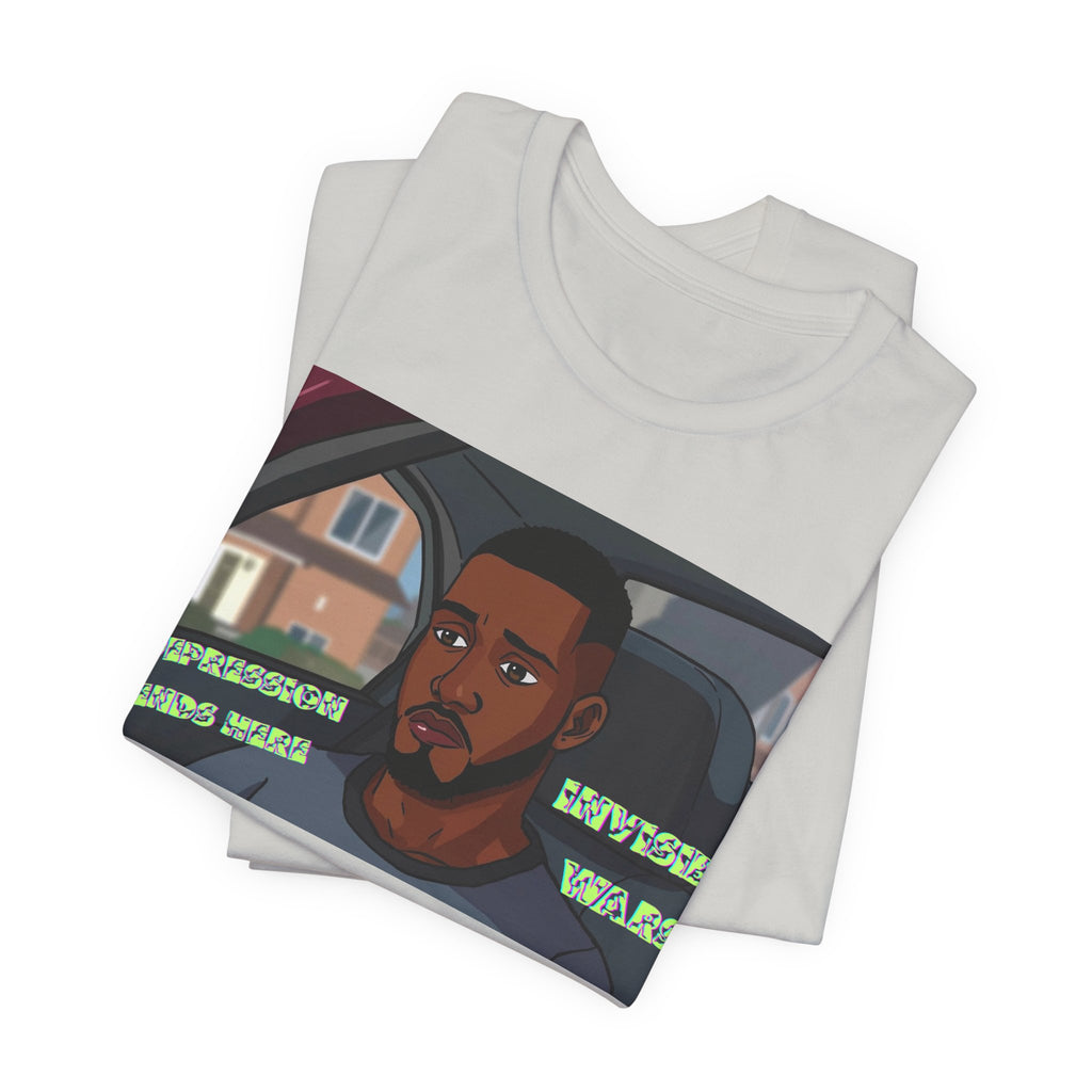 Men  T-Shirt — Depression Ends Here