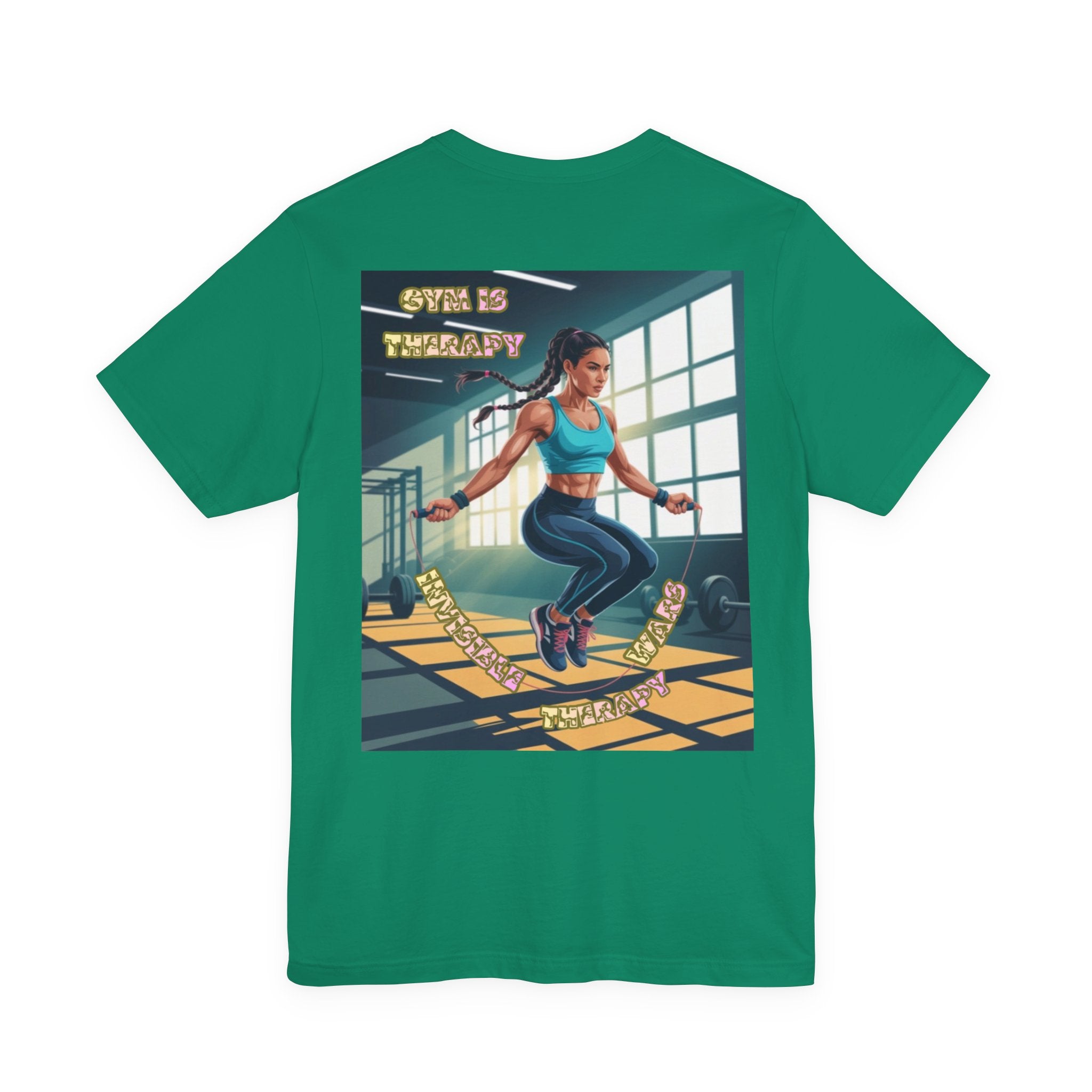 Women T-shirt — Gym is Therapy
