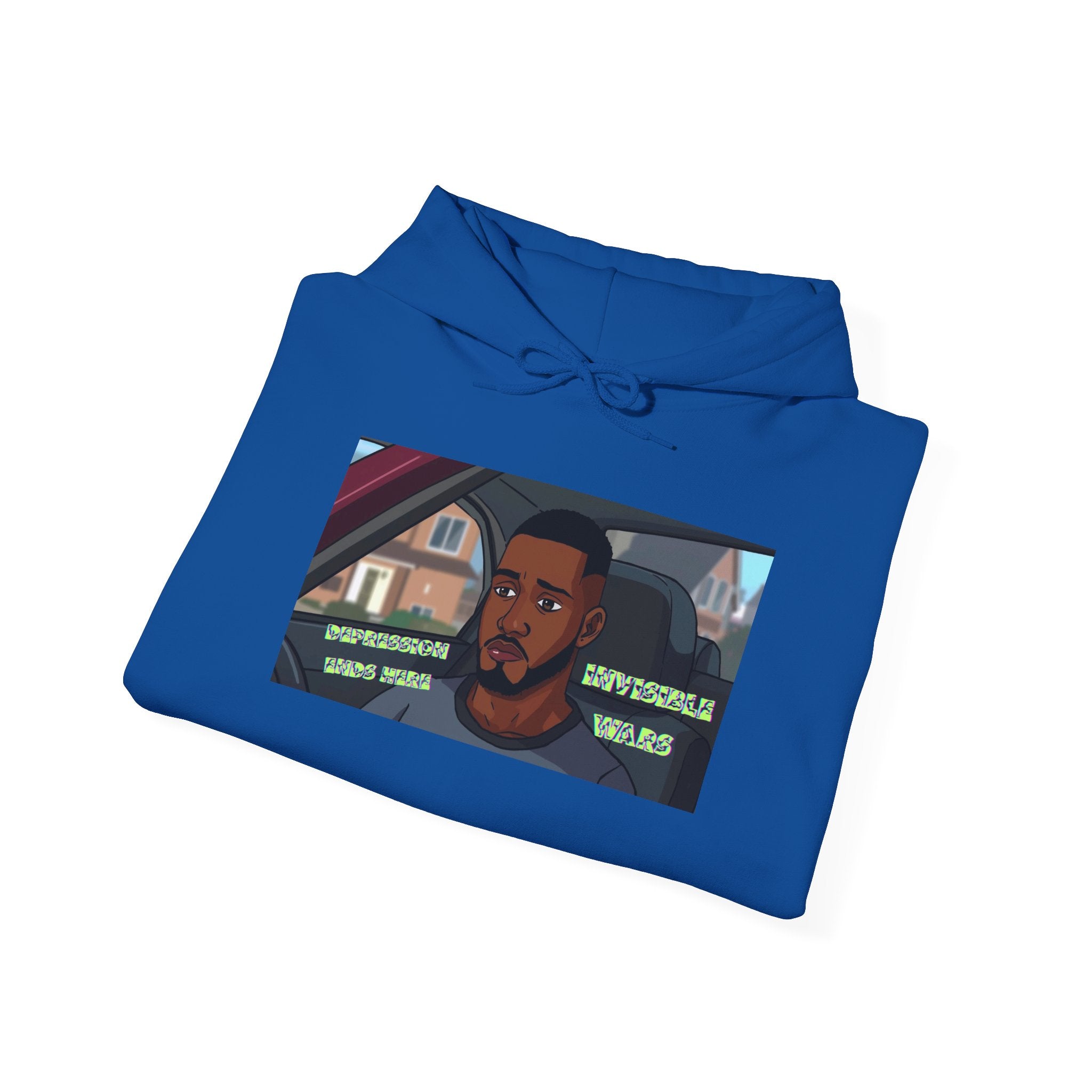 Men  Hoodie — Depression Ends Here