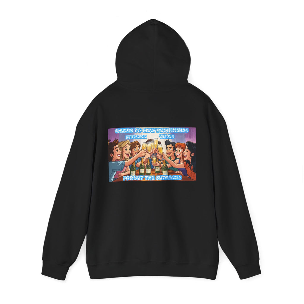 Men Hoodie - Cheers to New Beginnings