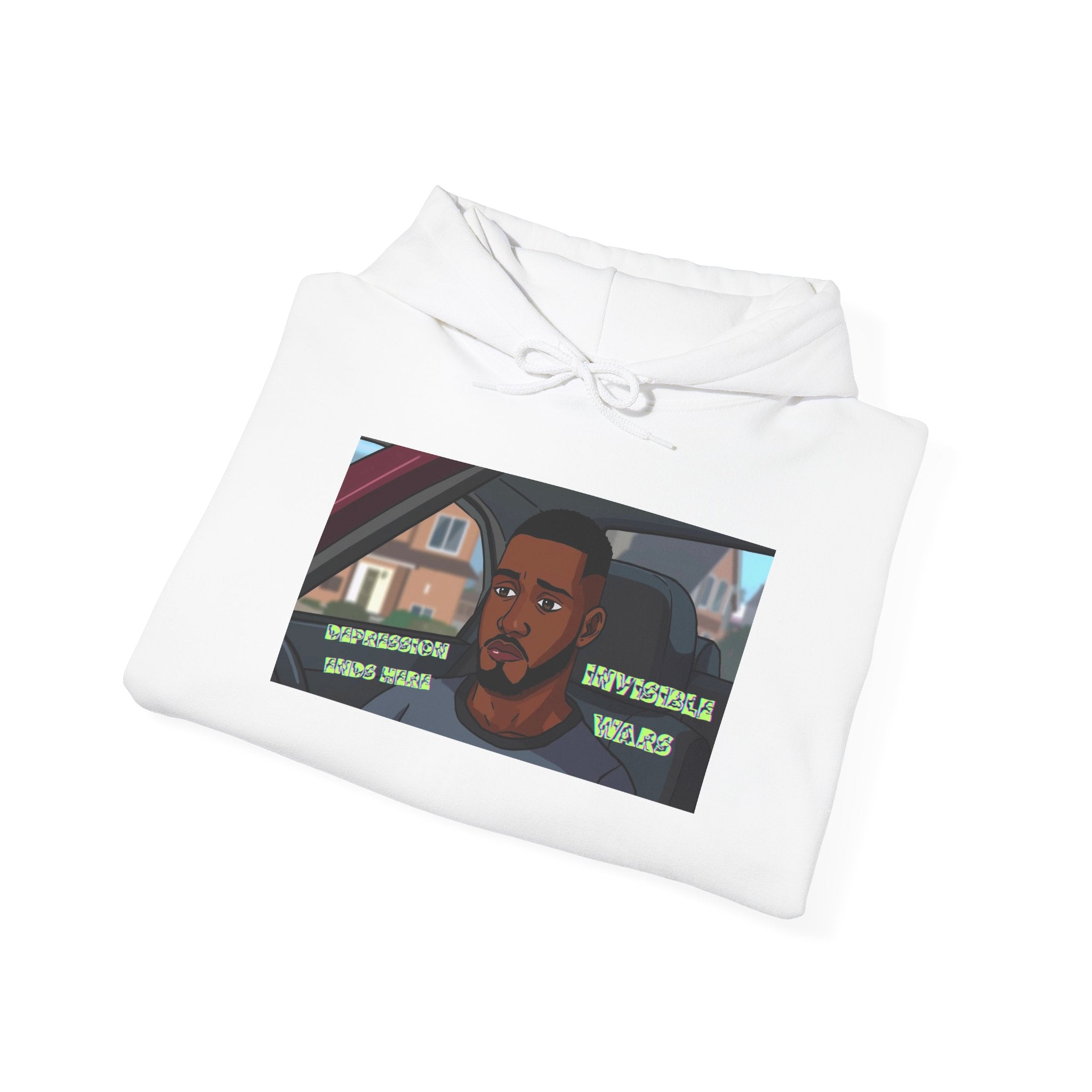 Men  Hoodie — Depression Ends Here