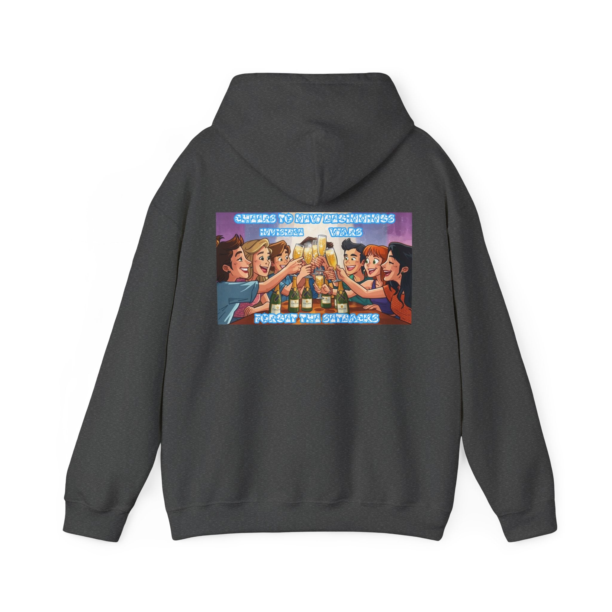 Men Hoodie - Cheers to New Beginnings