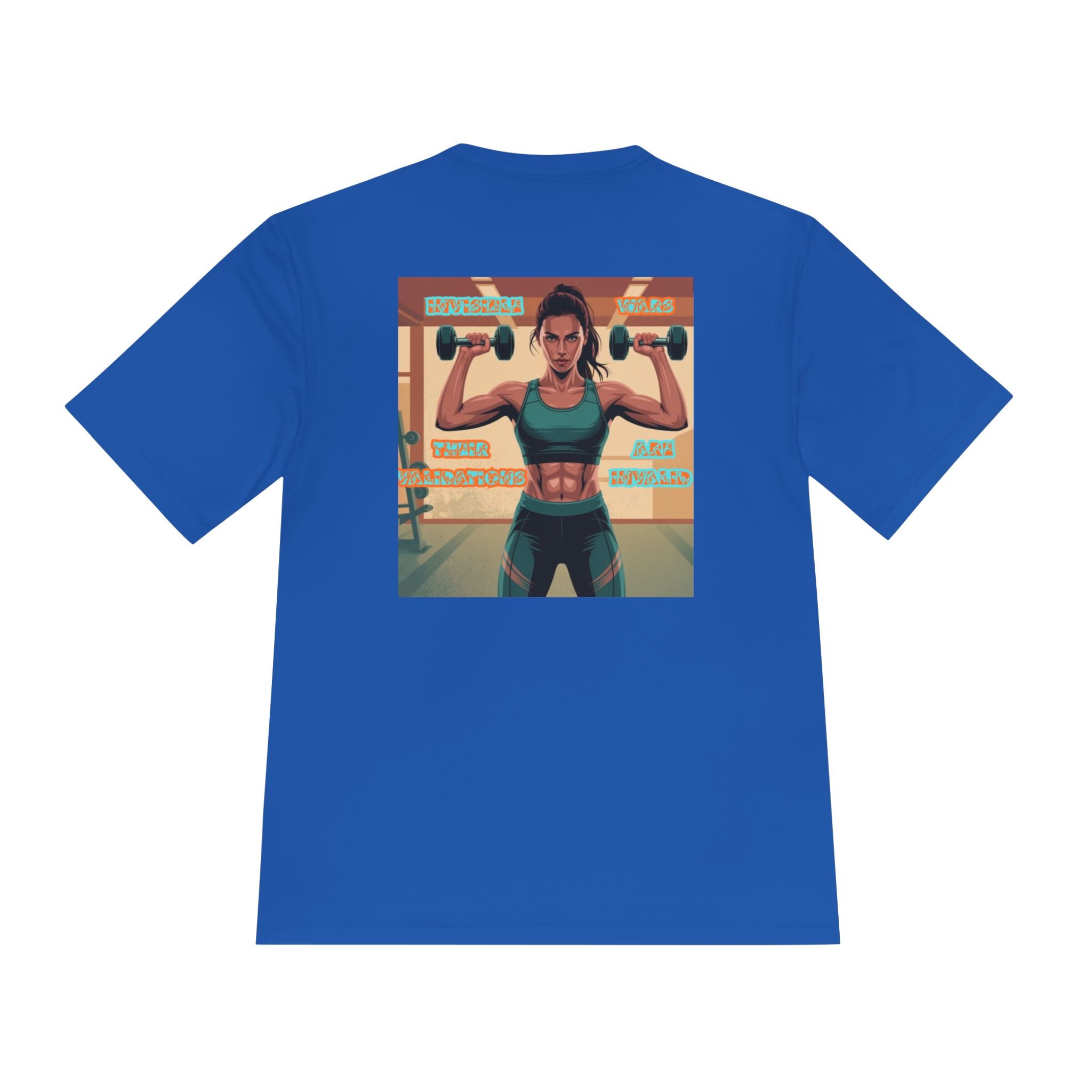 Women Fitness Graphic Shirt — The Vaildations are Invaild