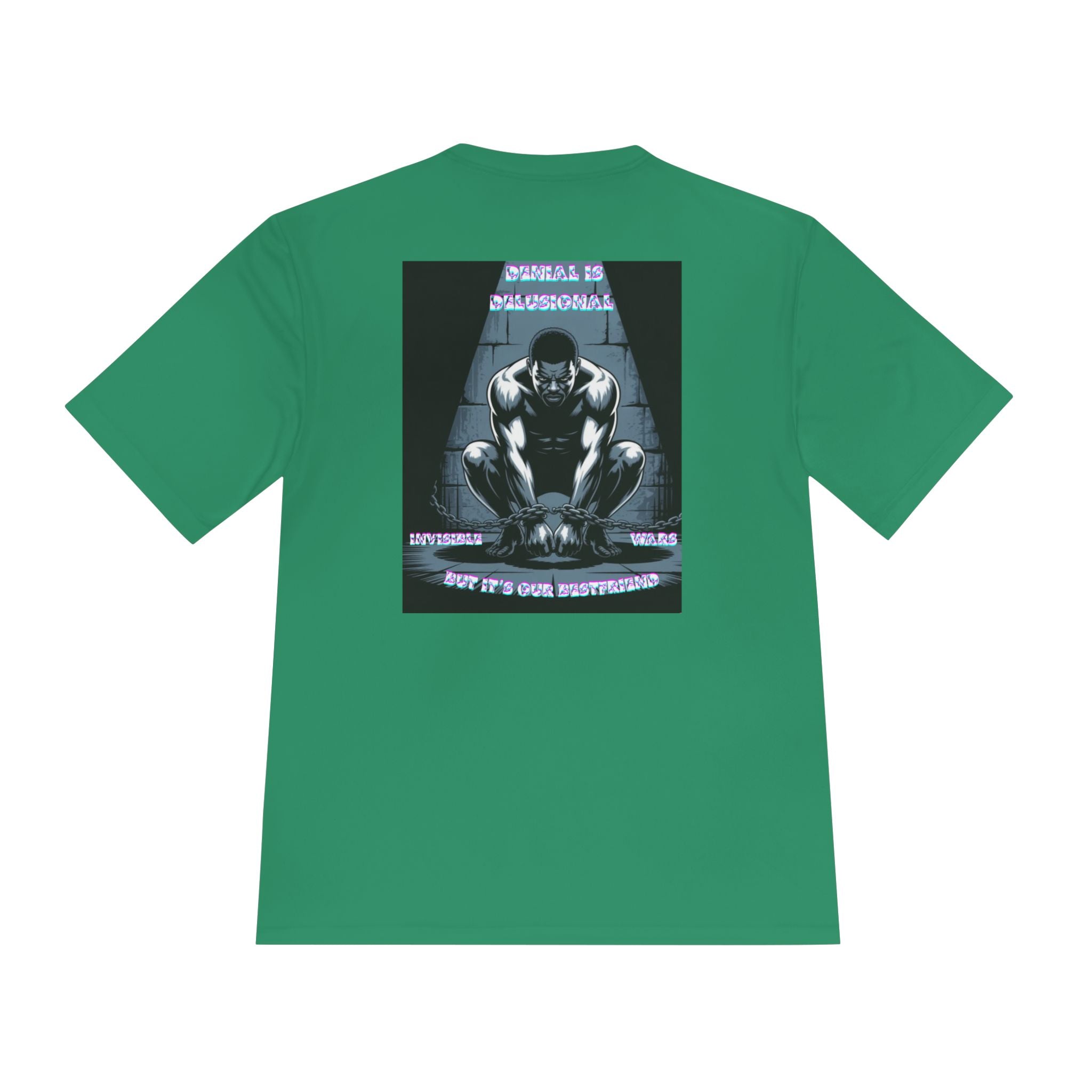 Men Fitness Graphic Shirt —Denial is Delusional