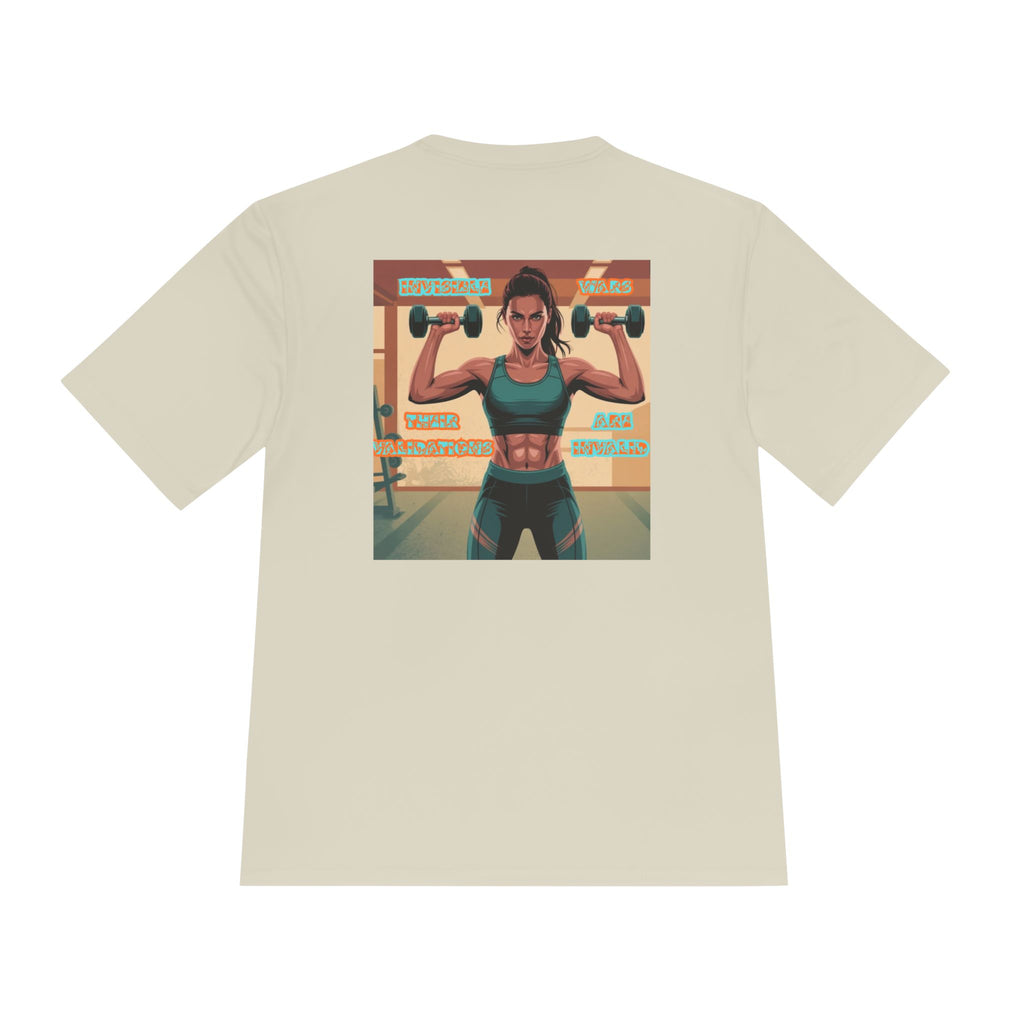 Women Fitness Graphic Shirt — The Vaildations are Invaild