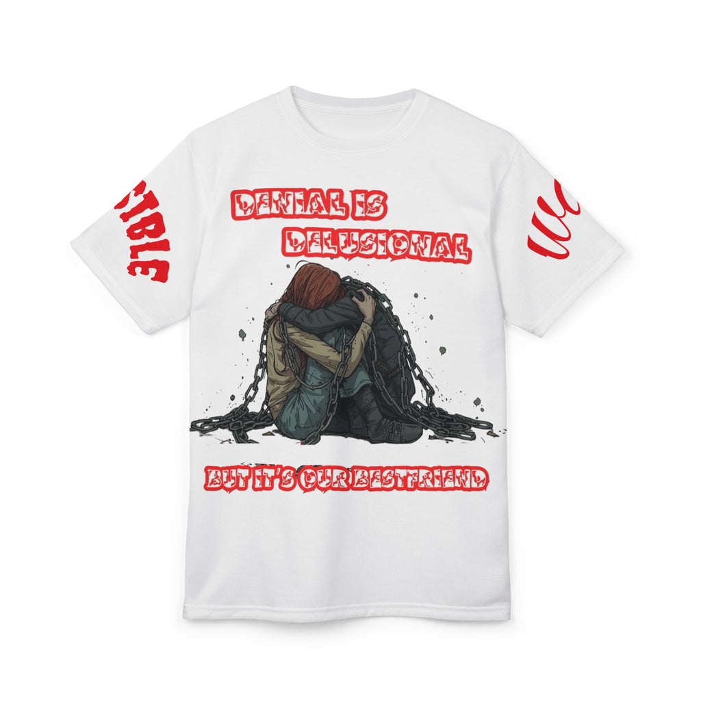 Invisible Wars T -Shirt — Denial is Delusional
