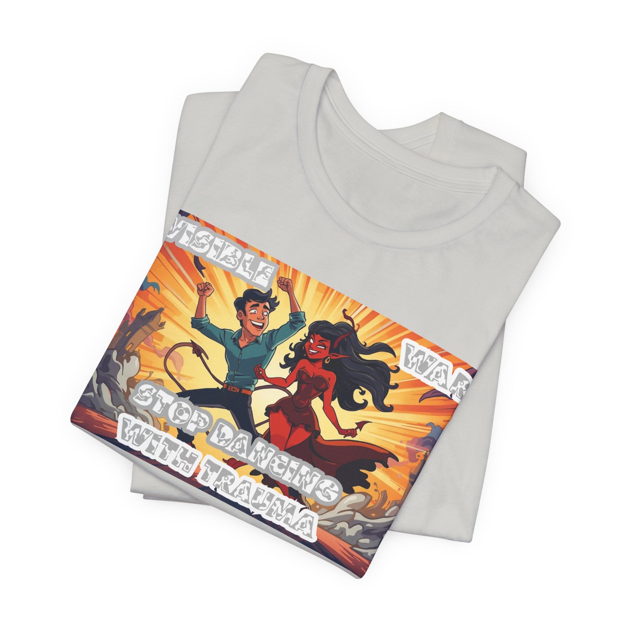 Men T-Shirt –Stop Dancing with Truama