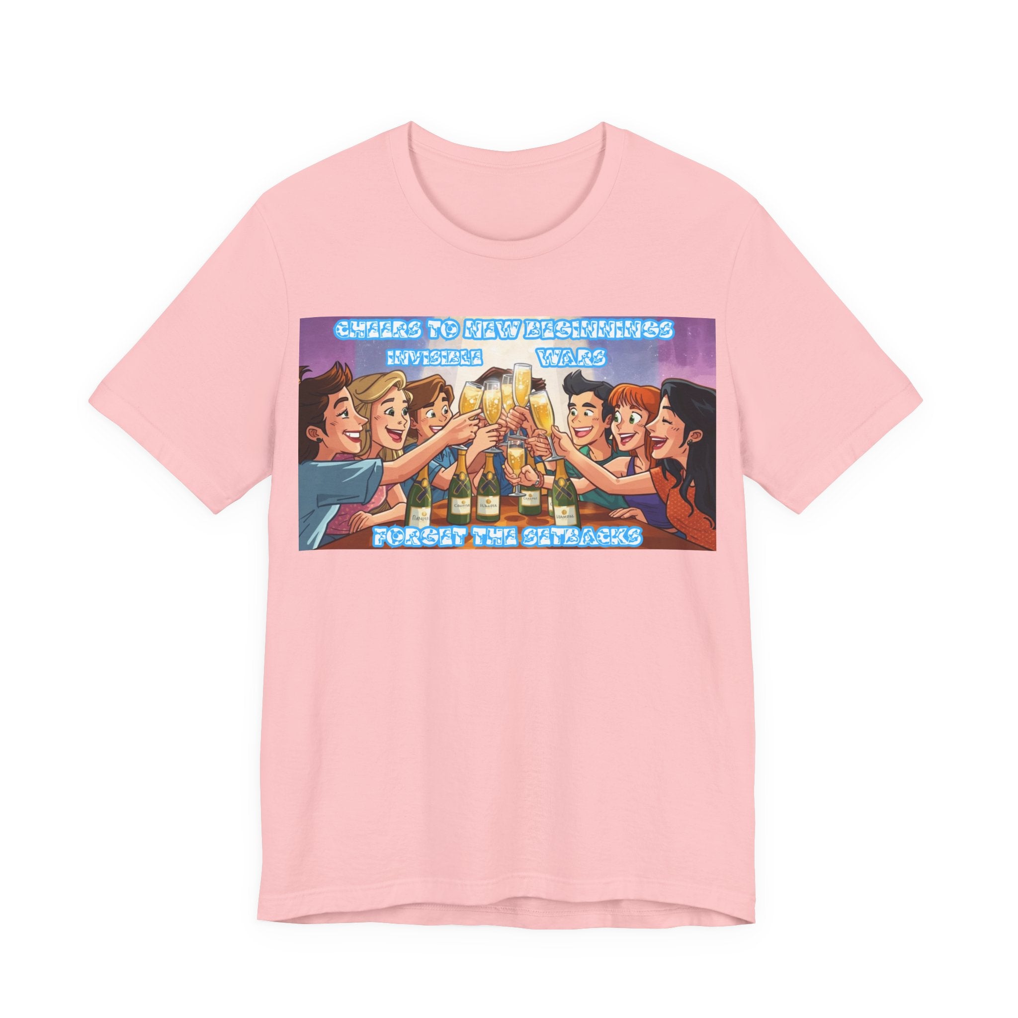 Men T-Shirt-Cheers to New Beginnings