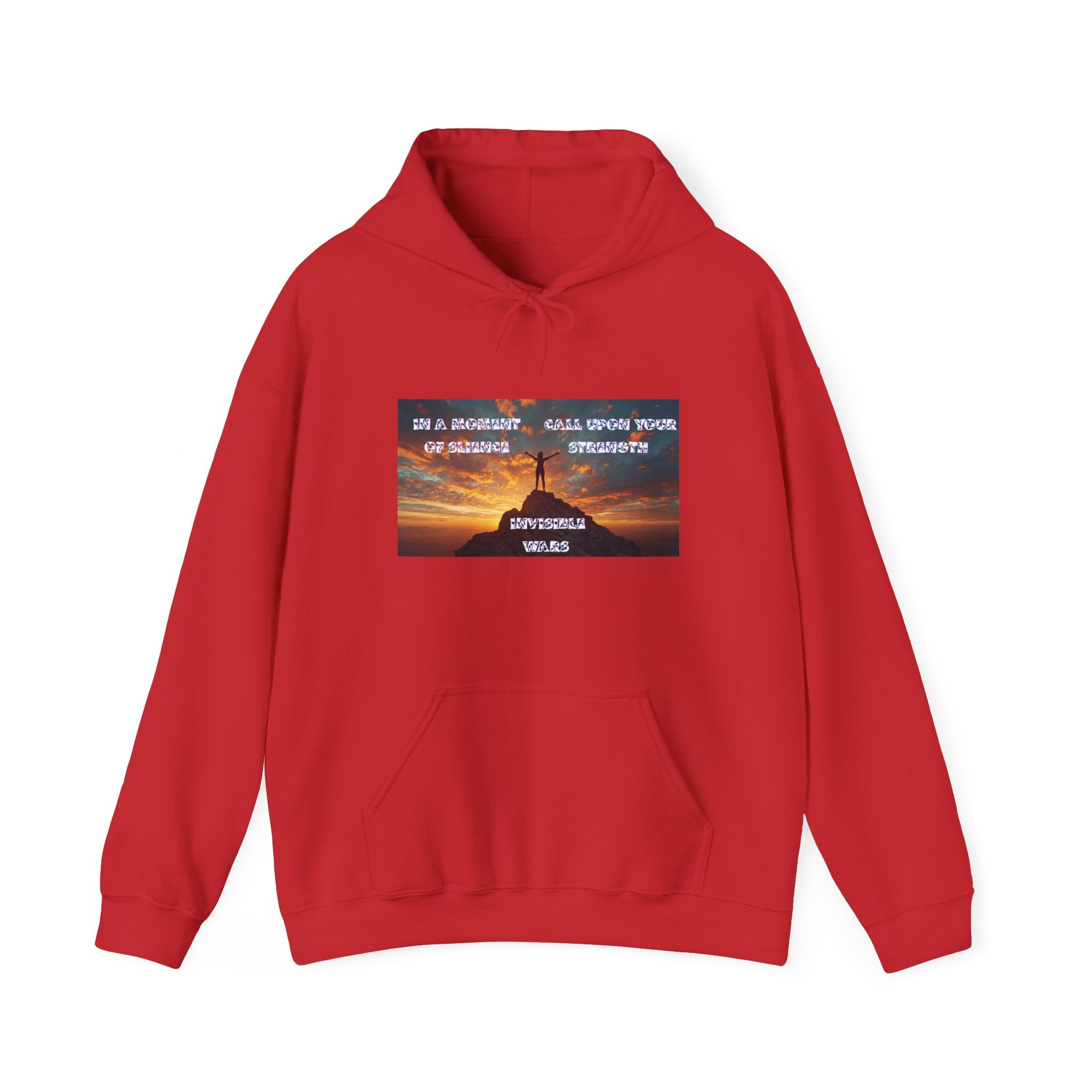 Women Hoodie —In a Moment of Silence, Call Upon Your Strength