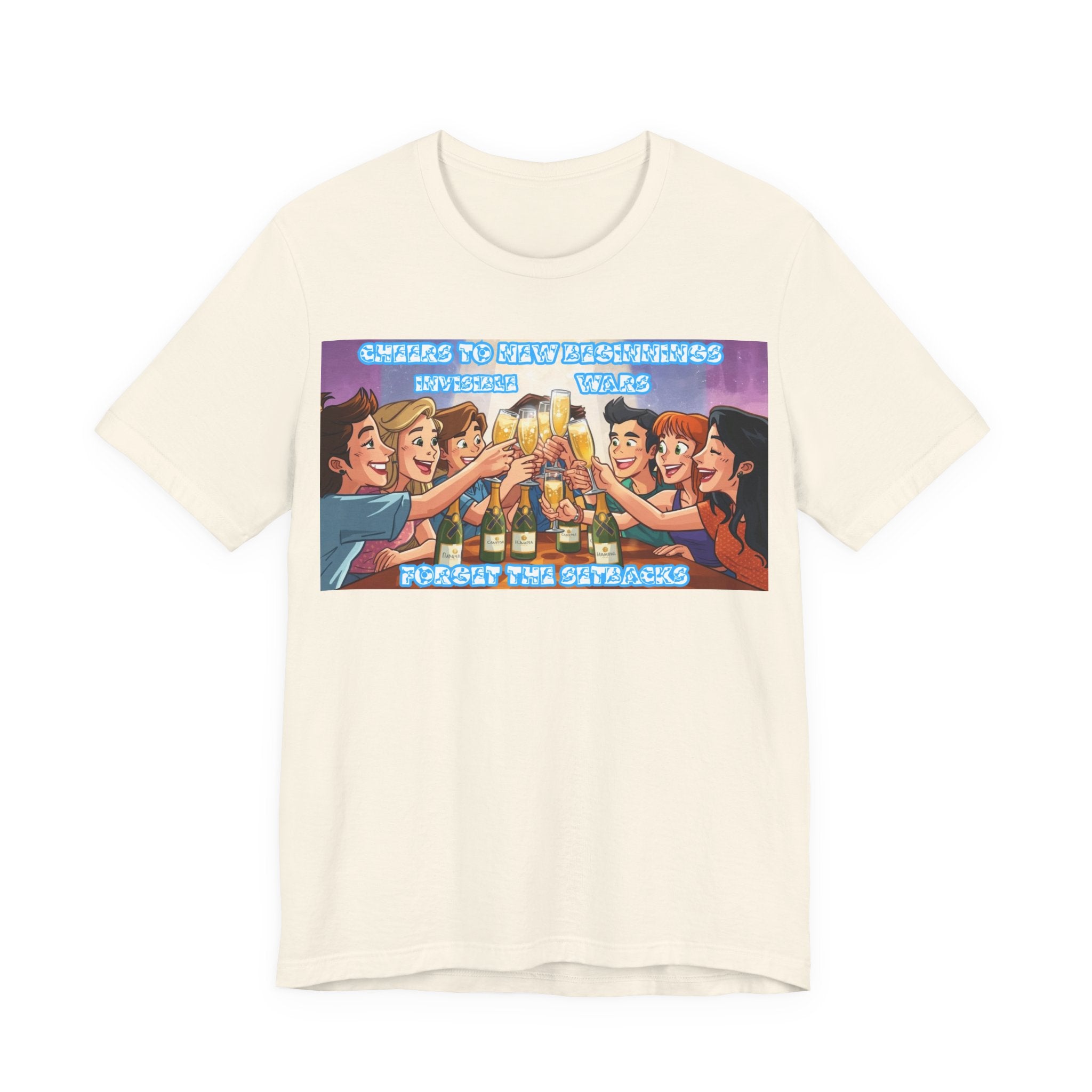 Men T-Shirt-Cheers to New Beginnings