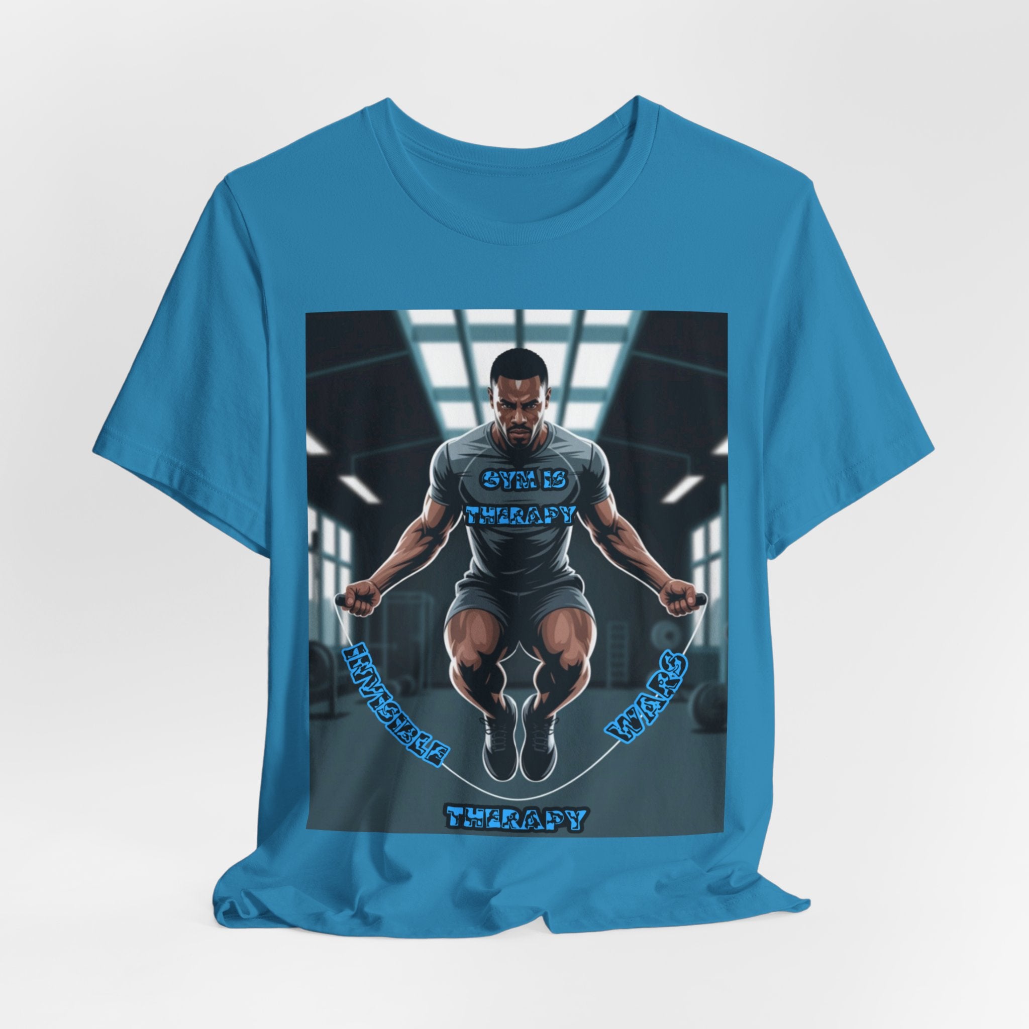 Men T-Shirt = Gym is Therapy
