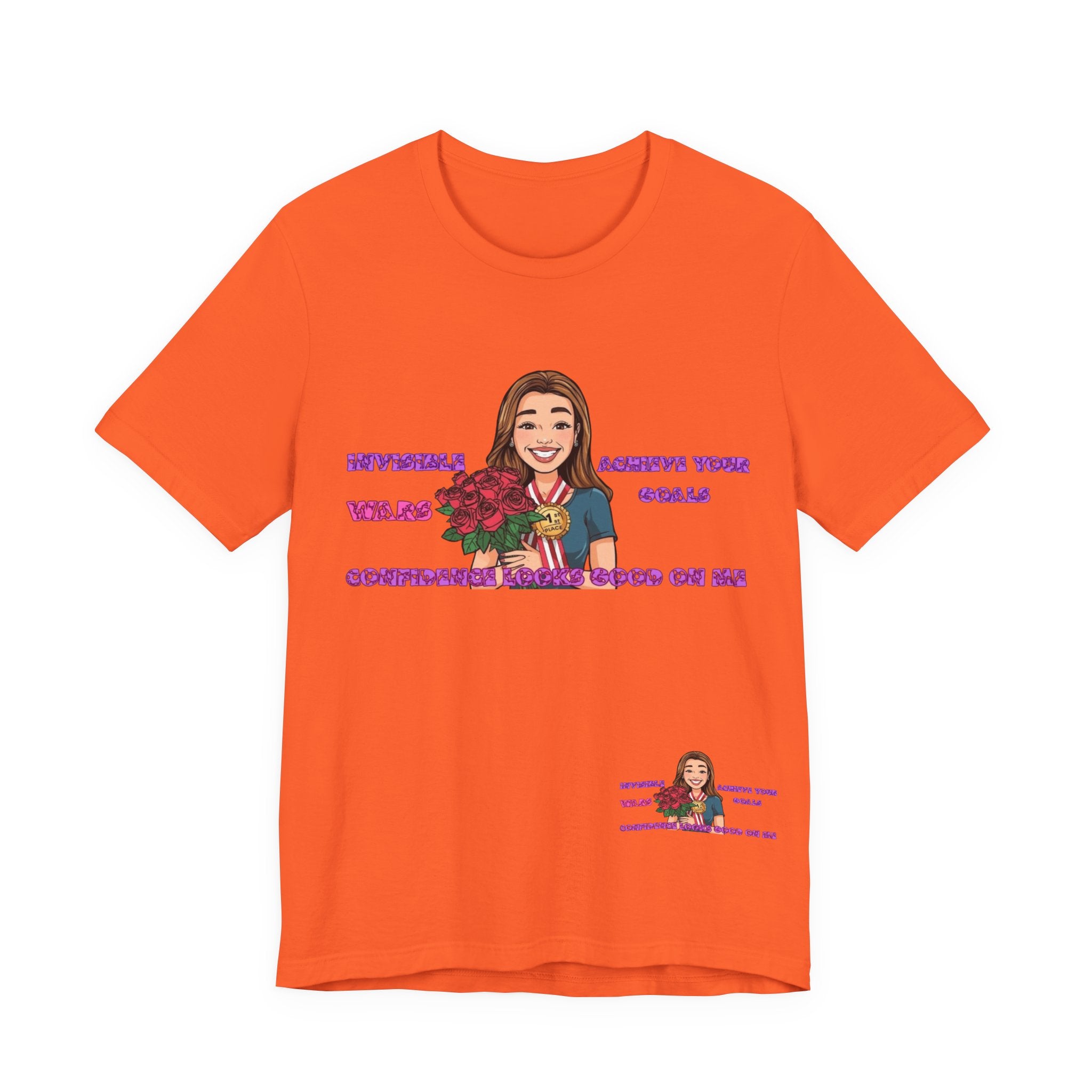 Women T-Shirt—Confidence Looks Good On Me”