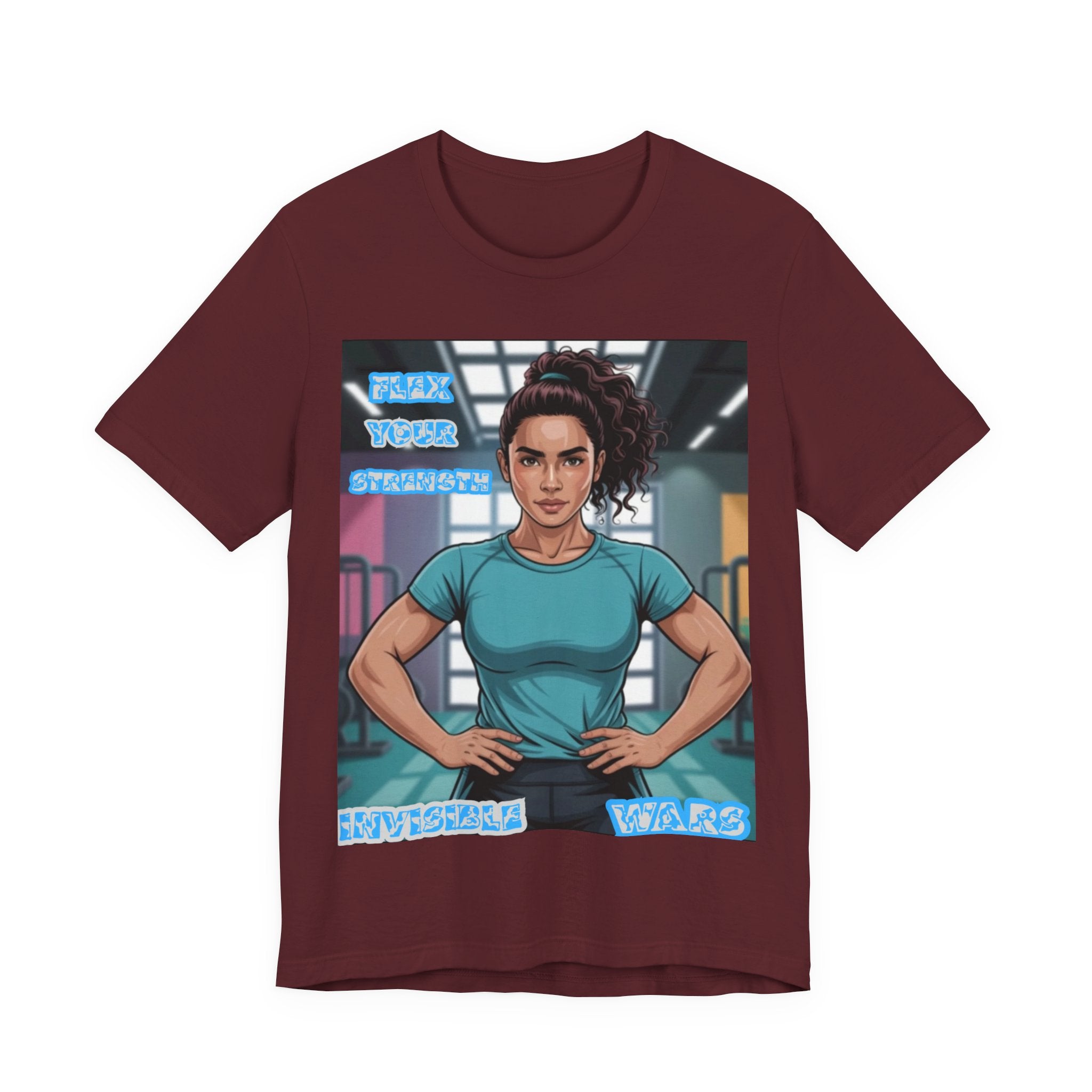 Women T-Shirt — Flex your strengh Invisible Wars