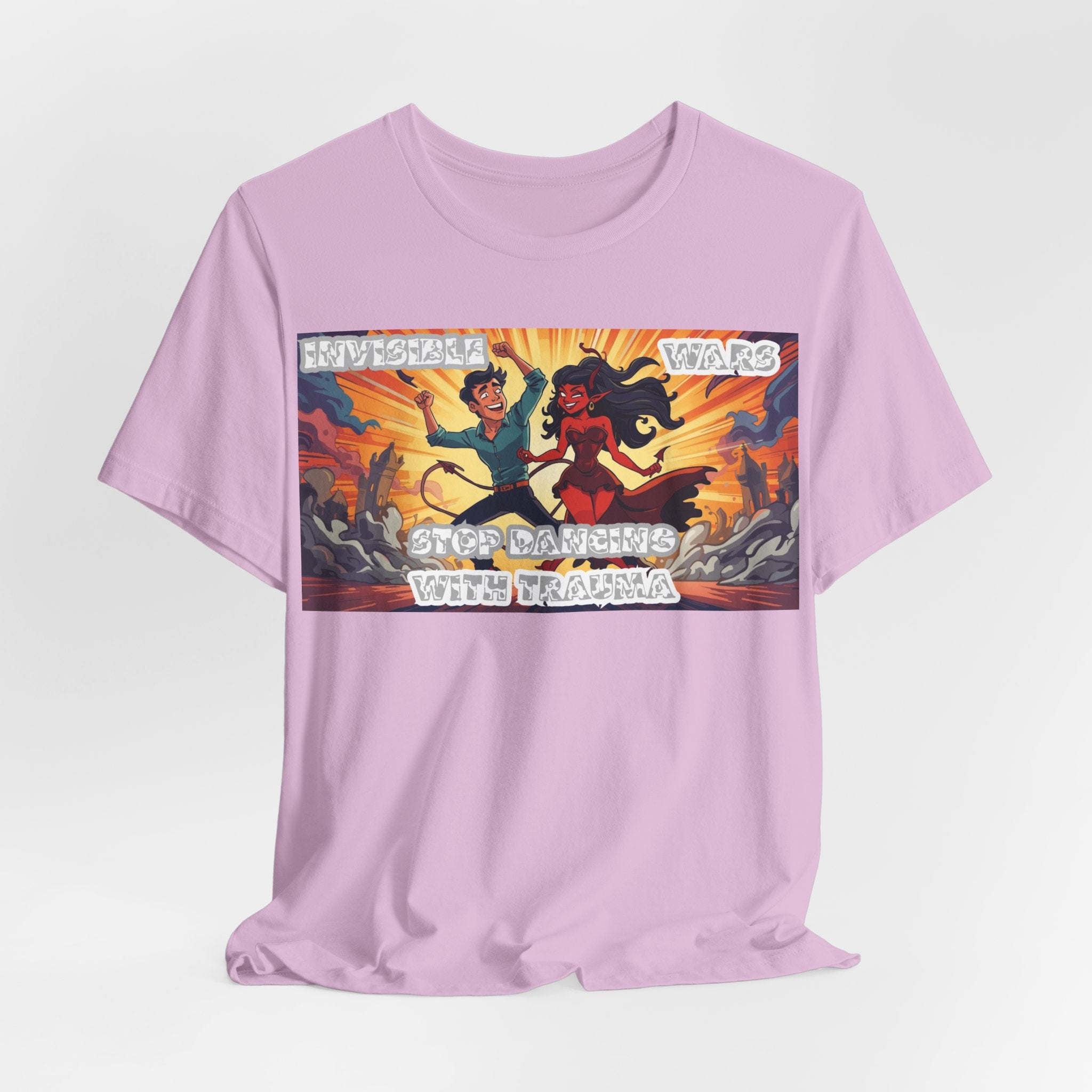 Men T-Shirt –Stop Dancing with Truama