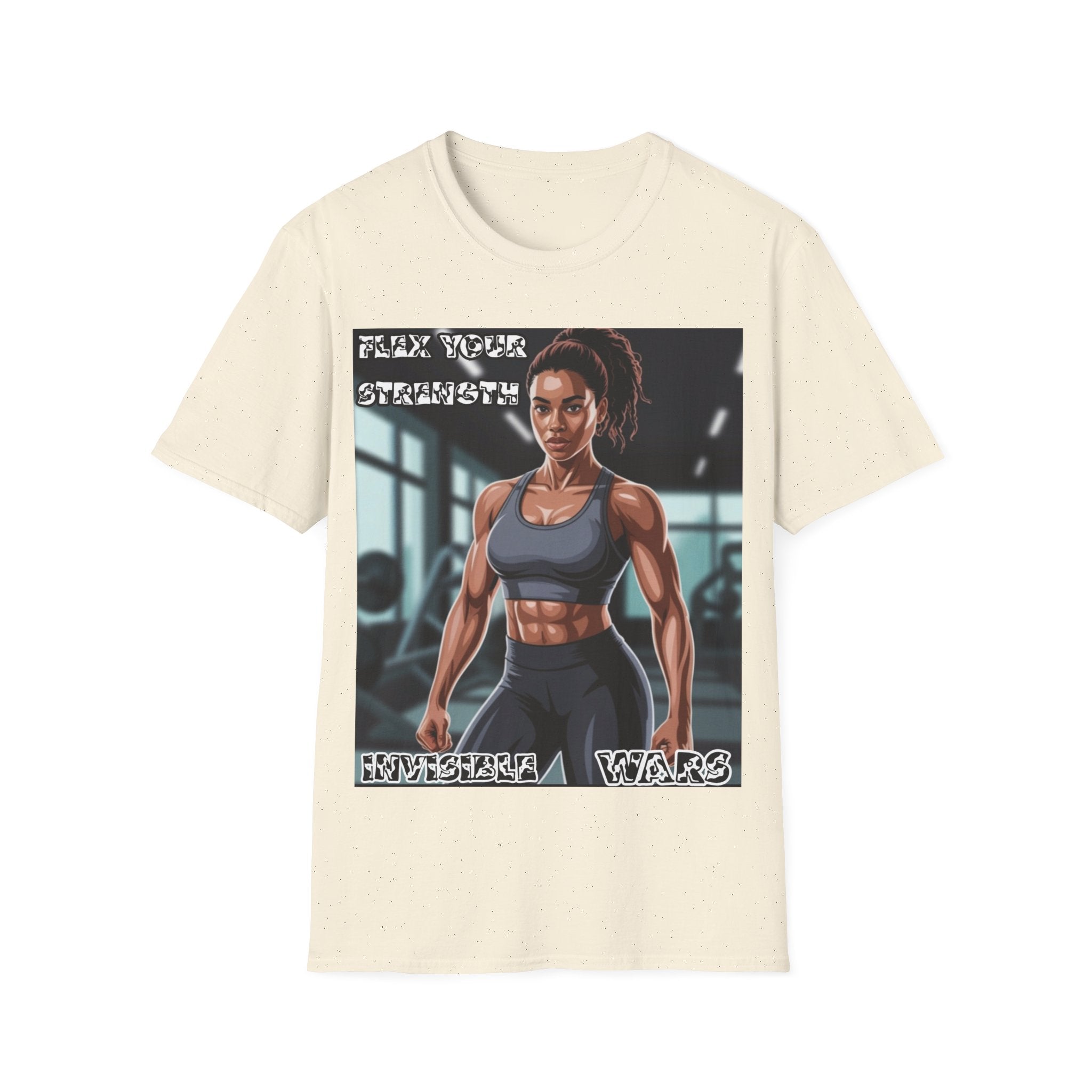 Women T-Shirt-Flex your strengh Invisible Wars