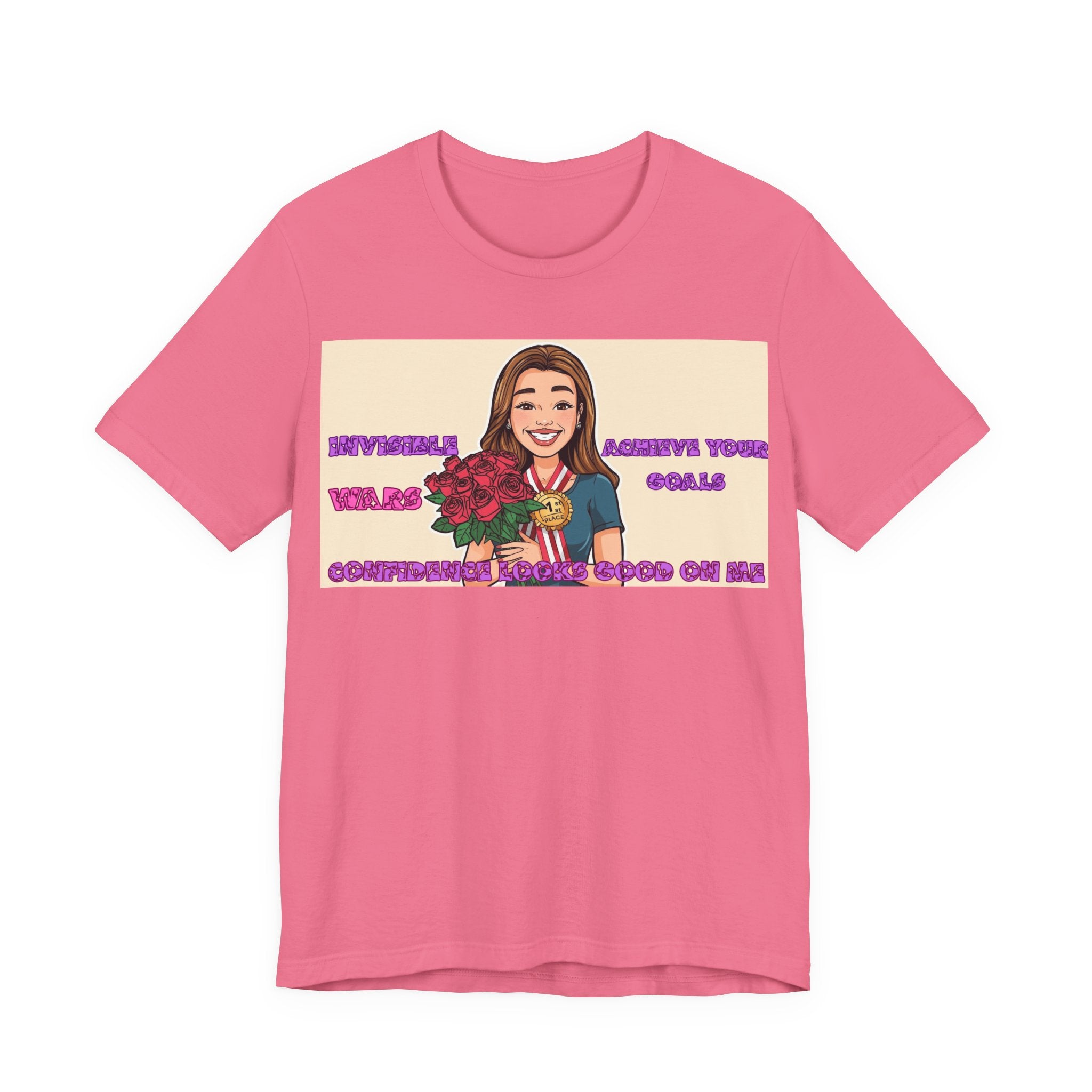 Women T-Shirt—Confidence Looks Good On Me”