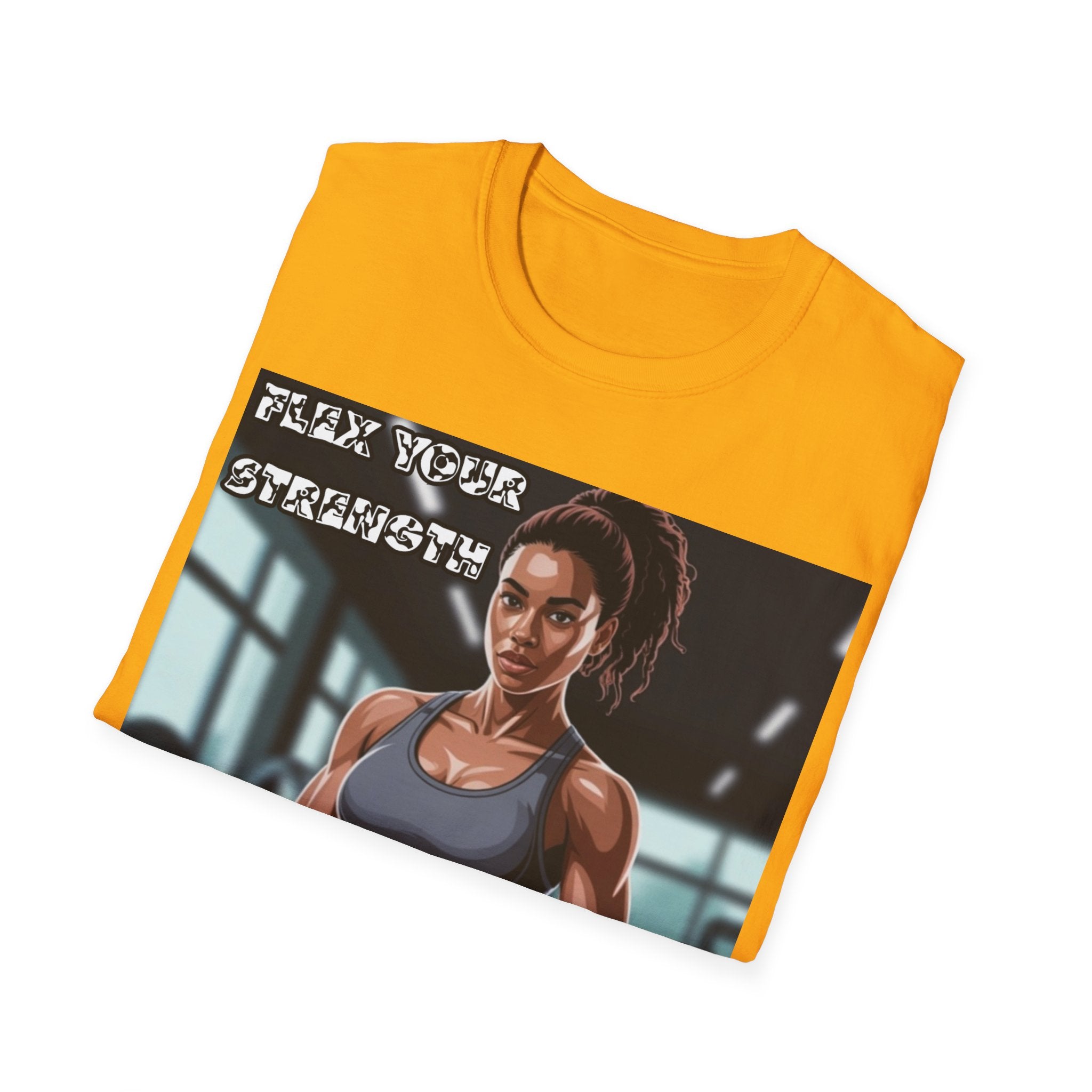 Women T-Shirt-Flex your strengh Invisible Wars
