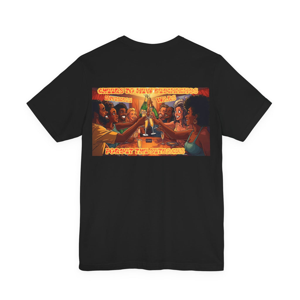 Men T-shirt - Cheers to New Beginnings