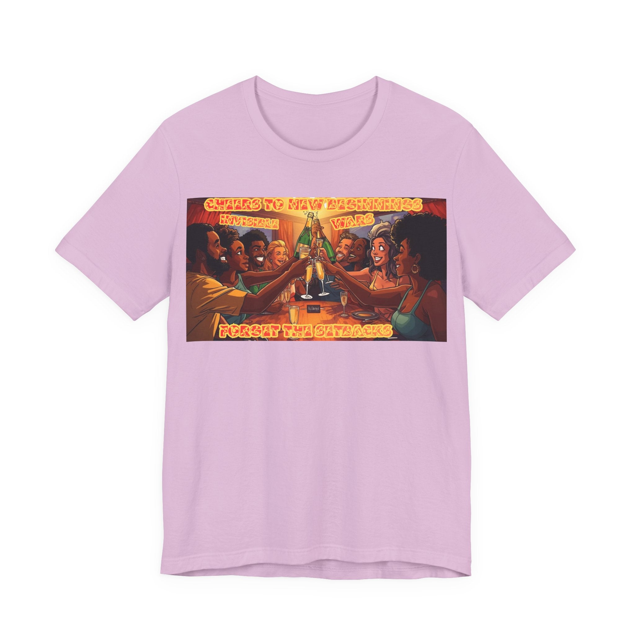 Women T-Shirt-Cheers to New Beginnings