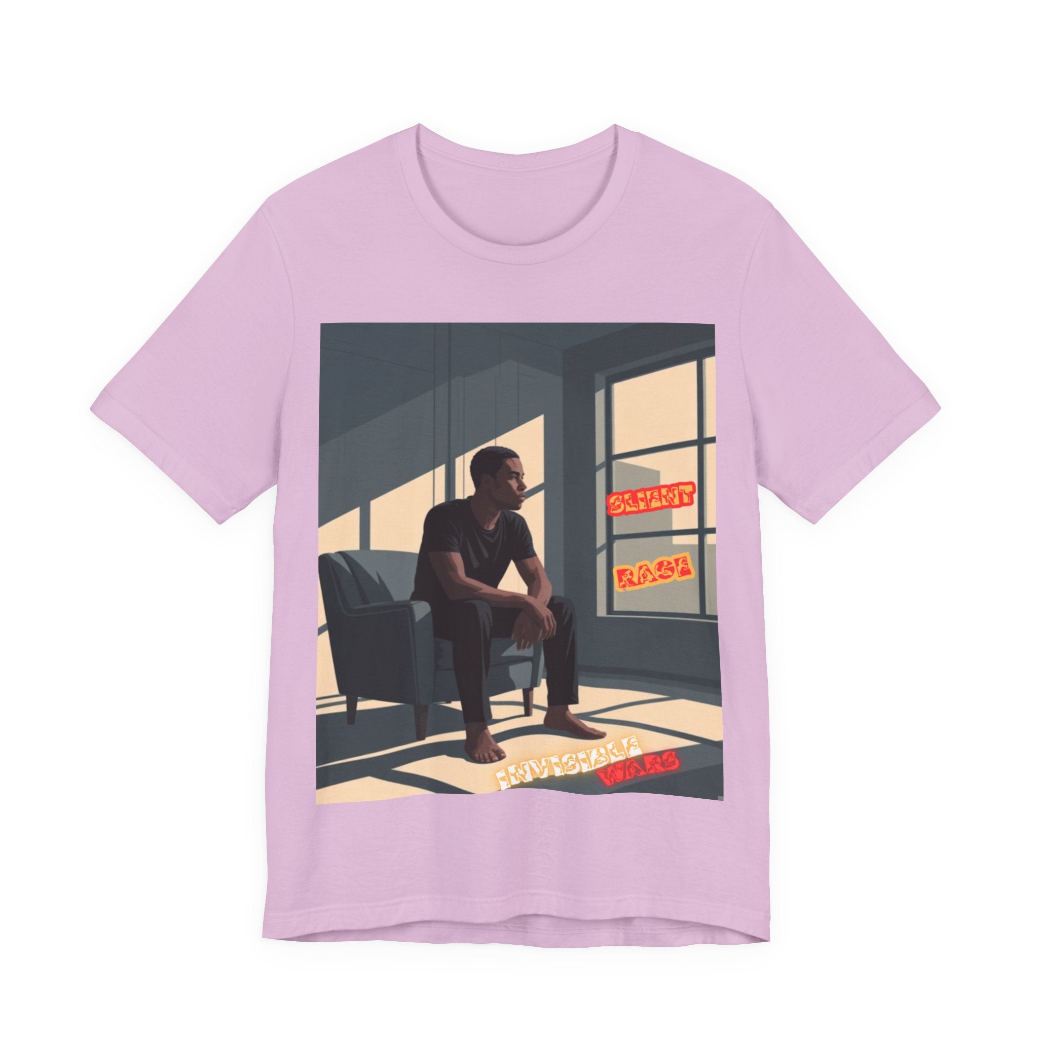 Men T‑Shirt- Slient Rage