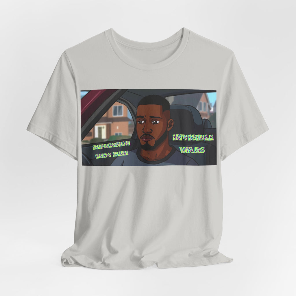 Men  T-Shirt — Depression Ends Here