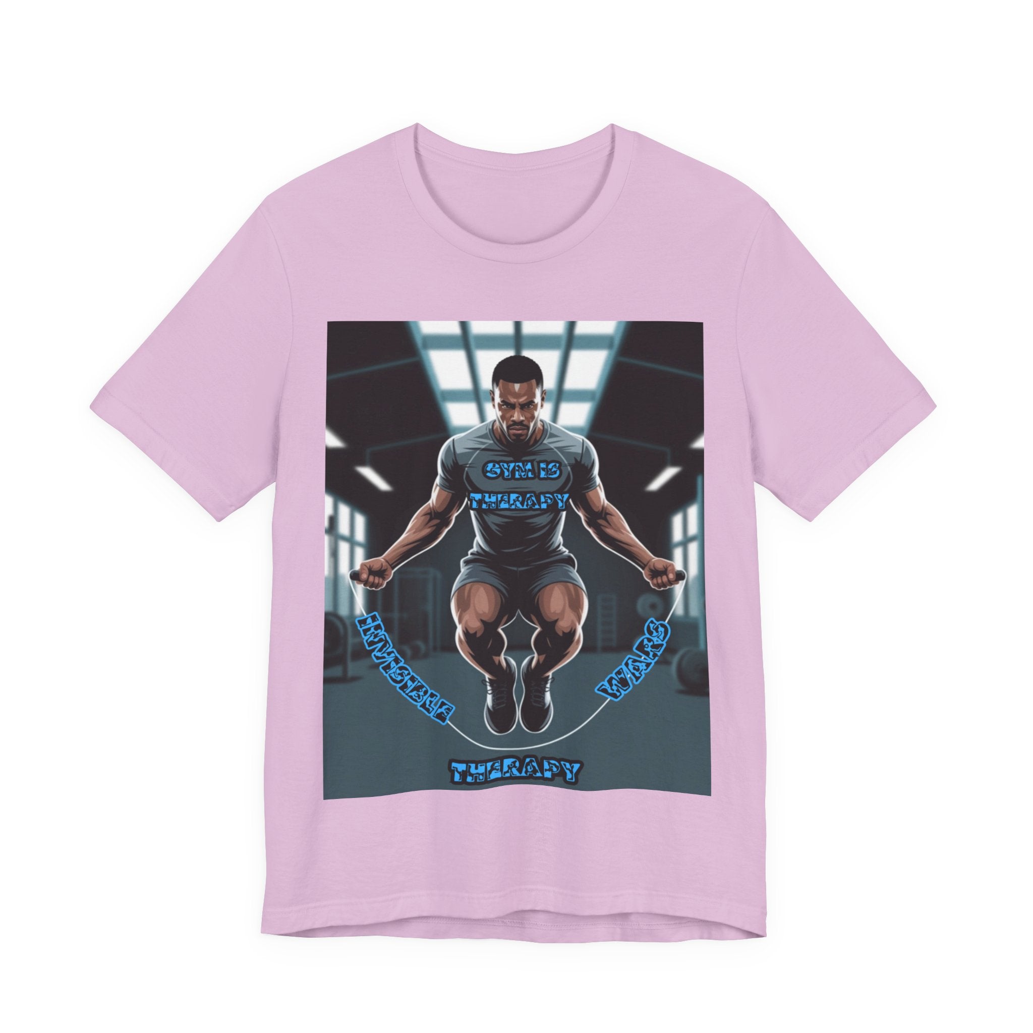 Men T-Shirt = Gym is Therapy