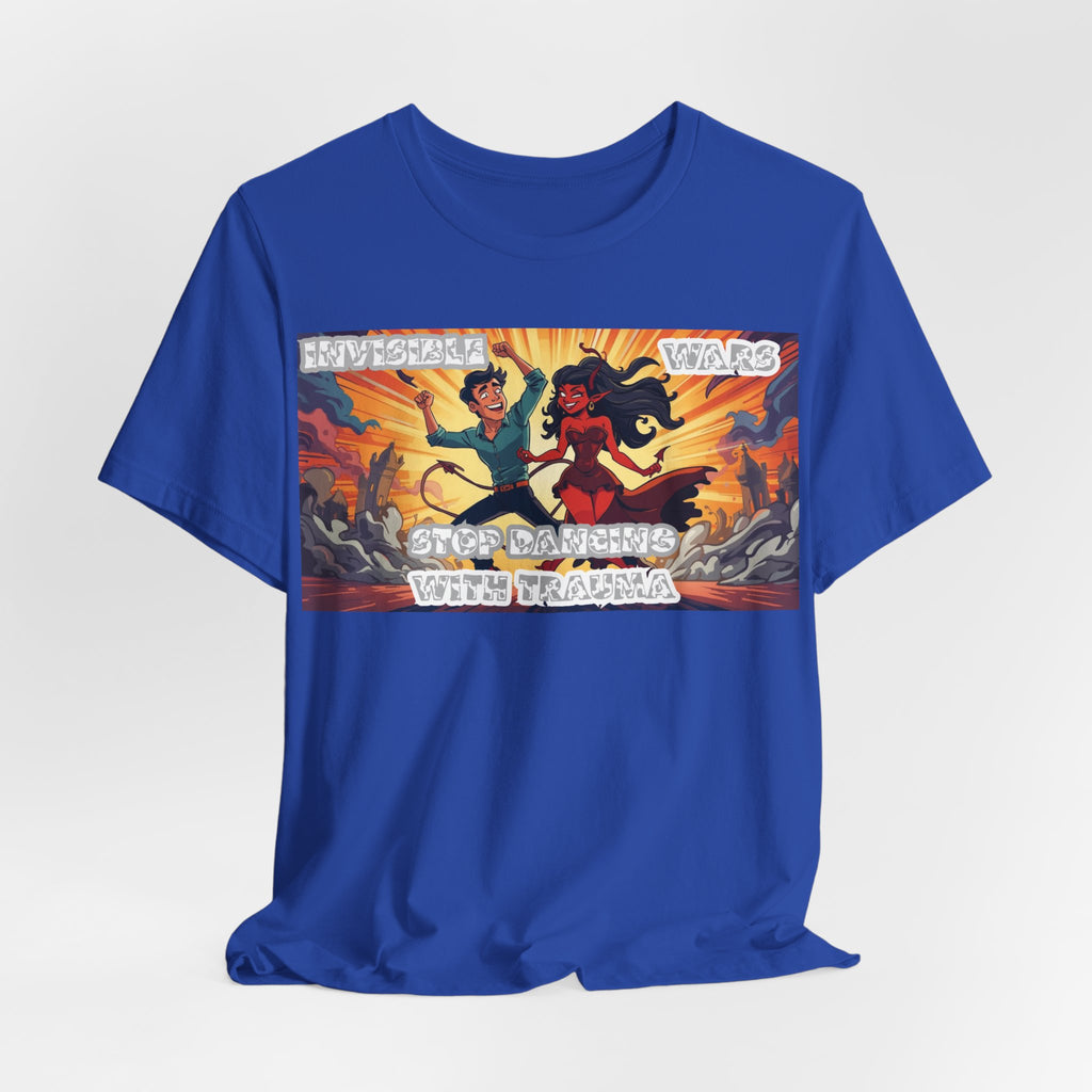 Men T-Shirt –Stop Dancing with Truama