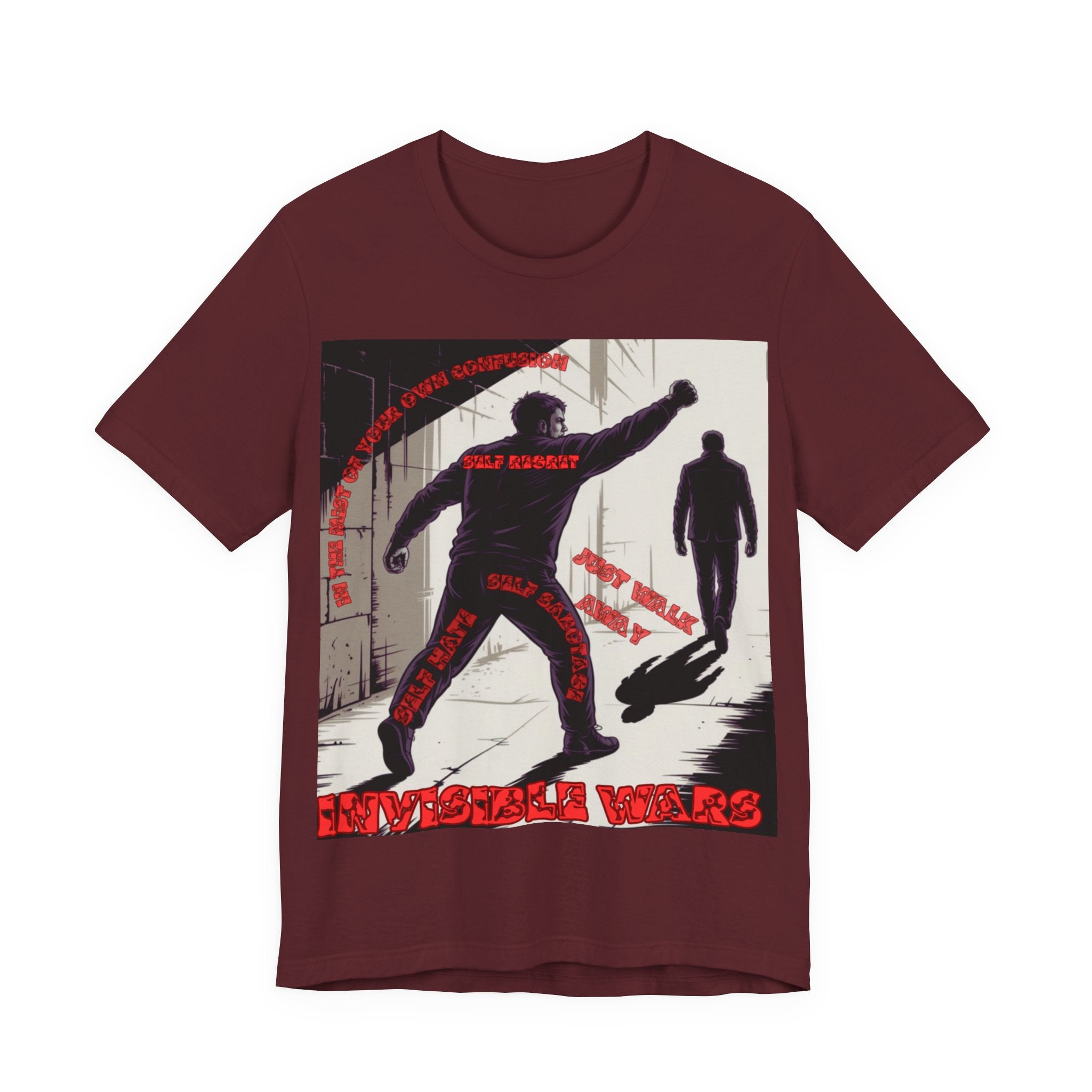 Men T‑Shirt- In the Mist Of Confusion