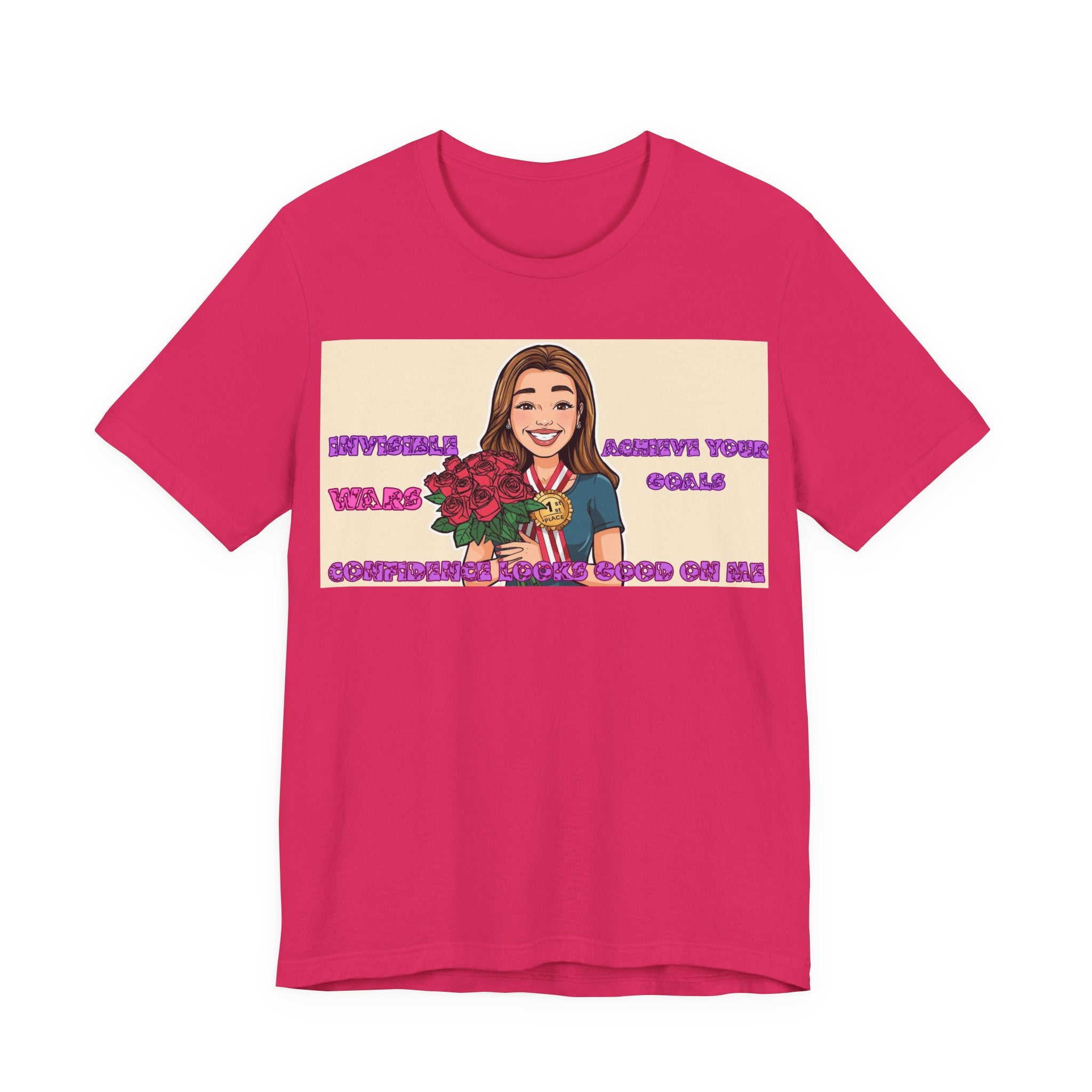 Women T-Shirt—Confidence Looks Good On Me”
