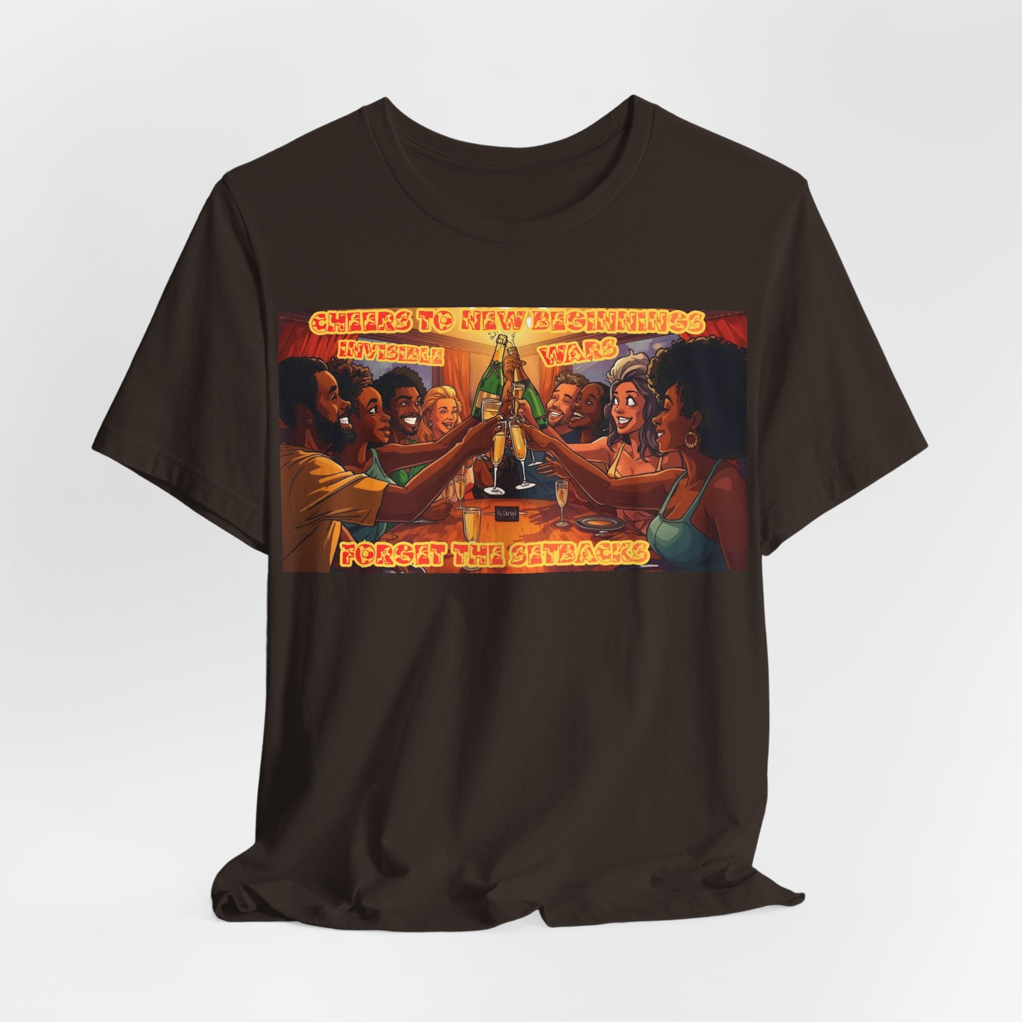 Women T-Shirt-Cheers to New Beginnings