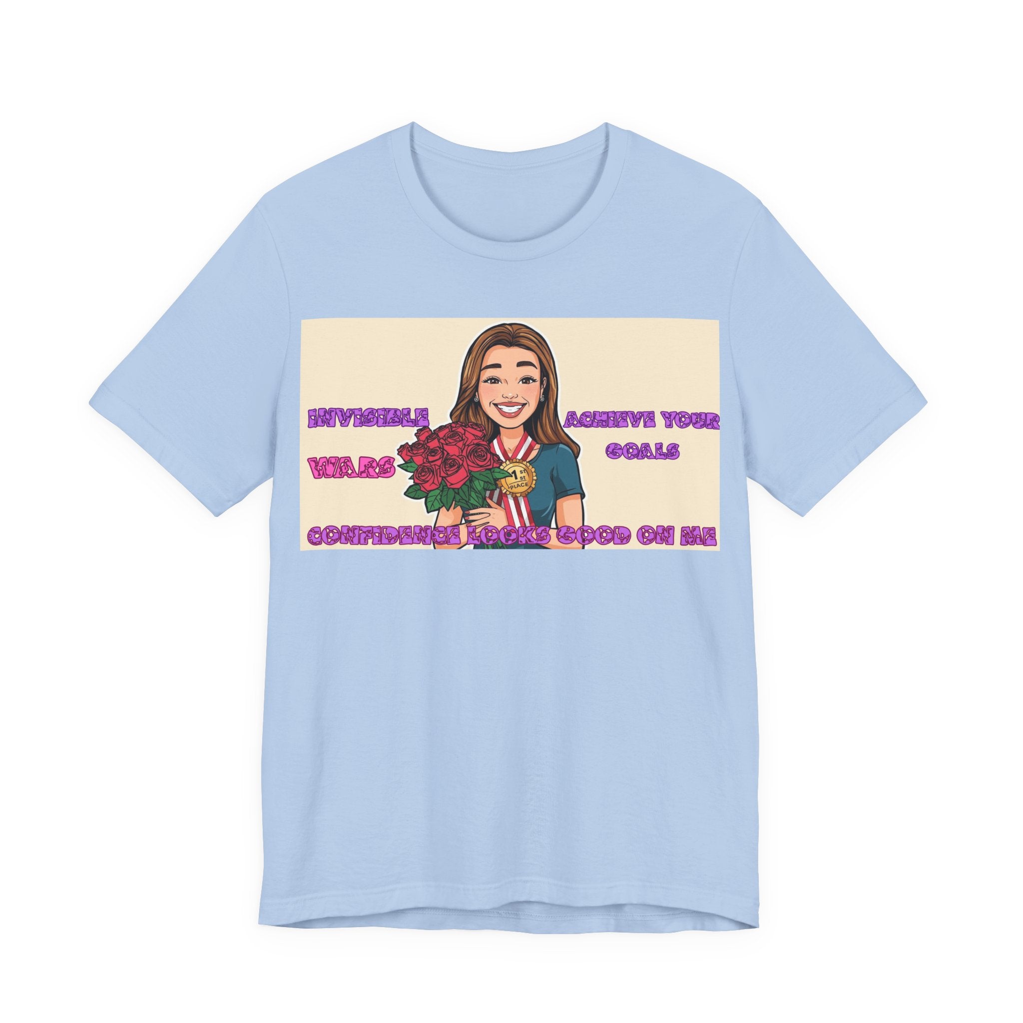 Women T-Shirt—Confidence Looks Good On Me”