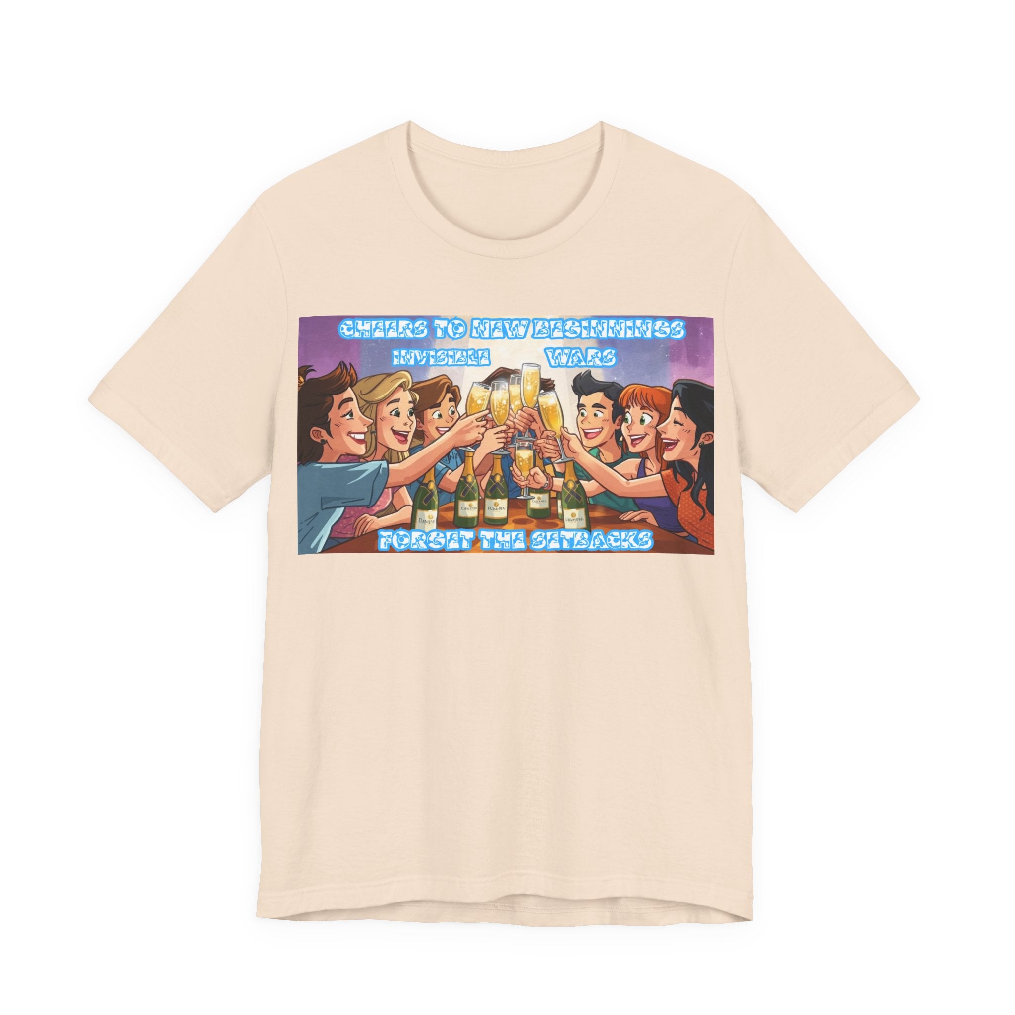 Women T-Shirt —Cheers to New Beginnings