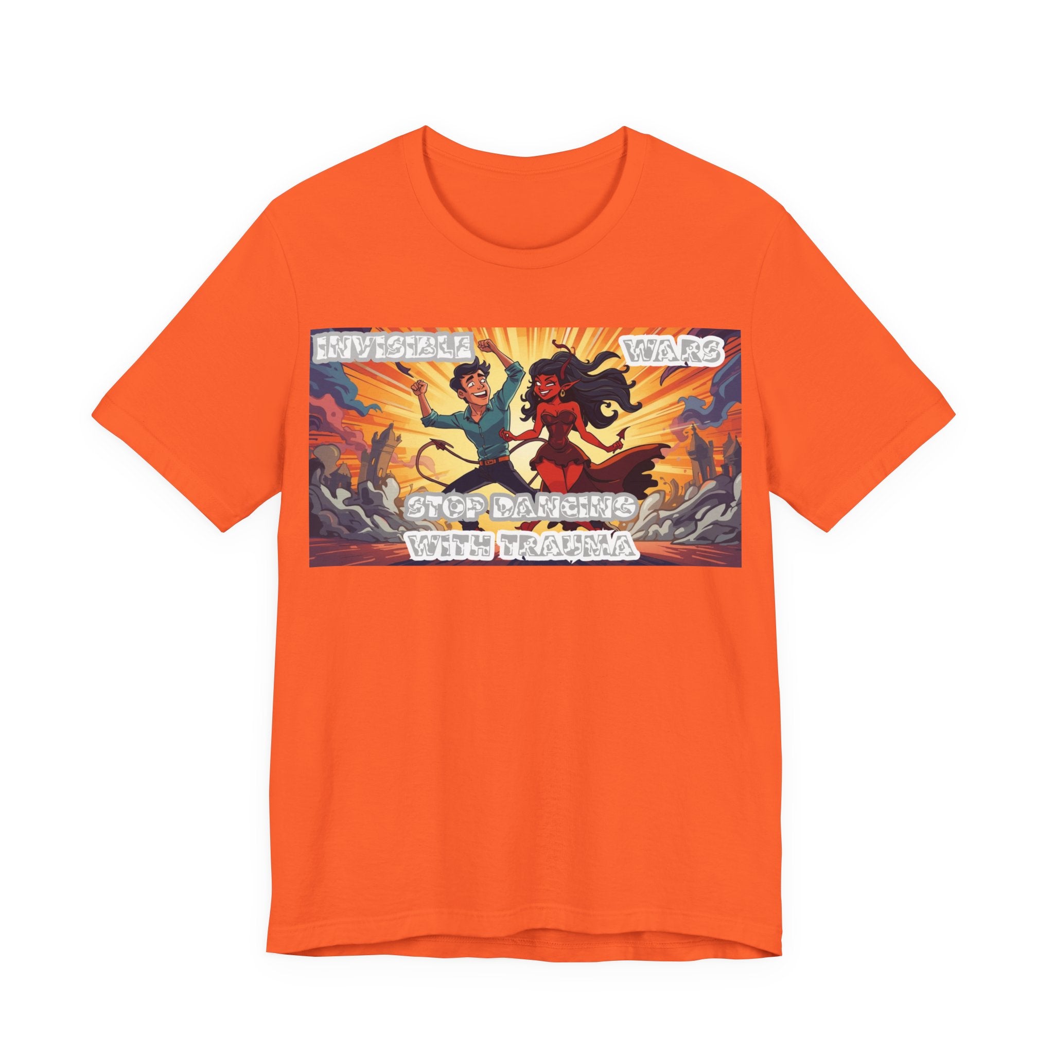 Men T-Shirt –Stop Dancing with Truama