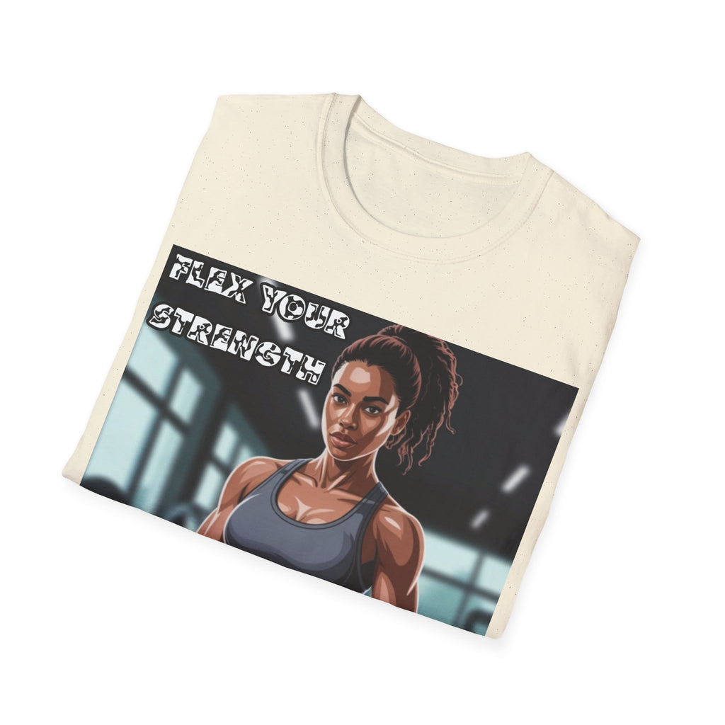 Women T-Shirt-Flex your strengh Invisible Wars