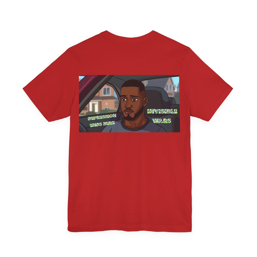 Men T-shirt - Depression Ends Here