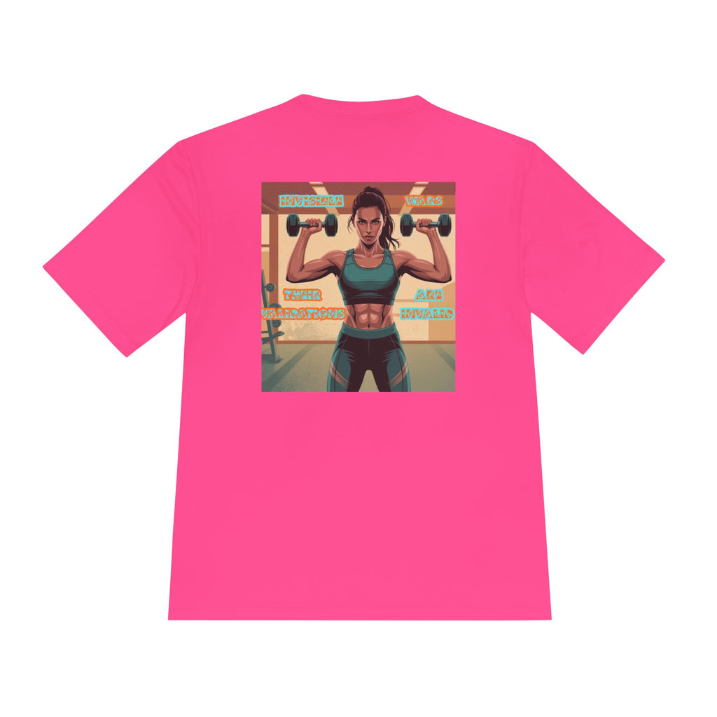 Women Fitness Graphic Shirt — The Vaildations are Invaild
