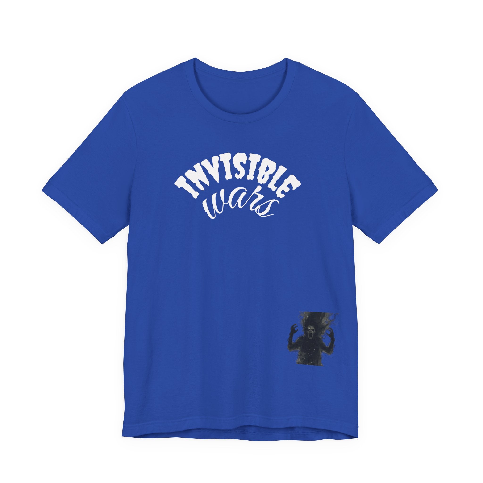 Men T-shirt Invisible Wars — Demons Lurk