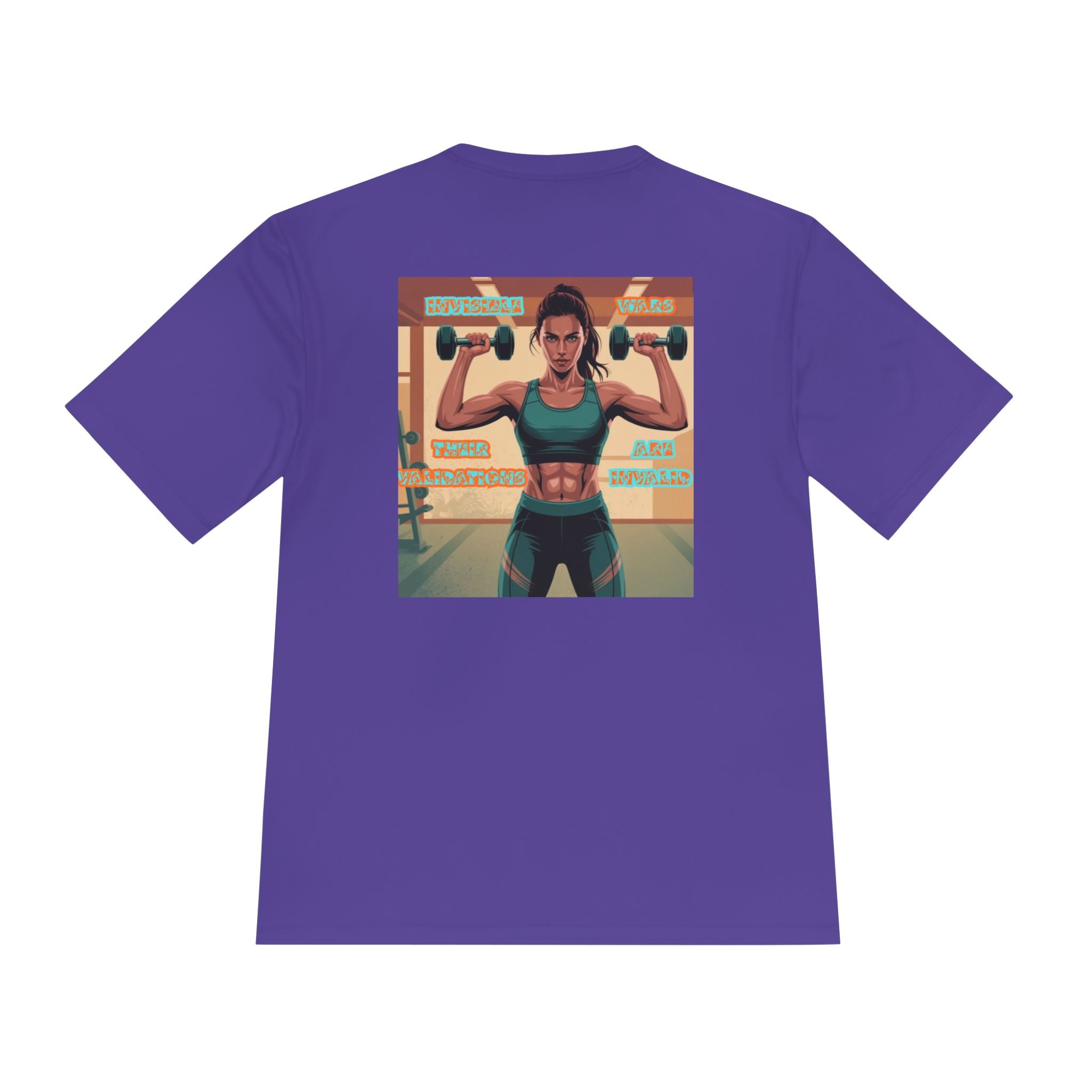 Women Fitness Graphic Shirt — The Vaildations are Invaild